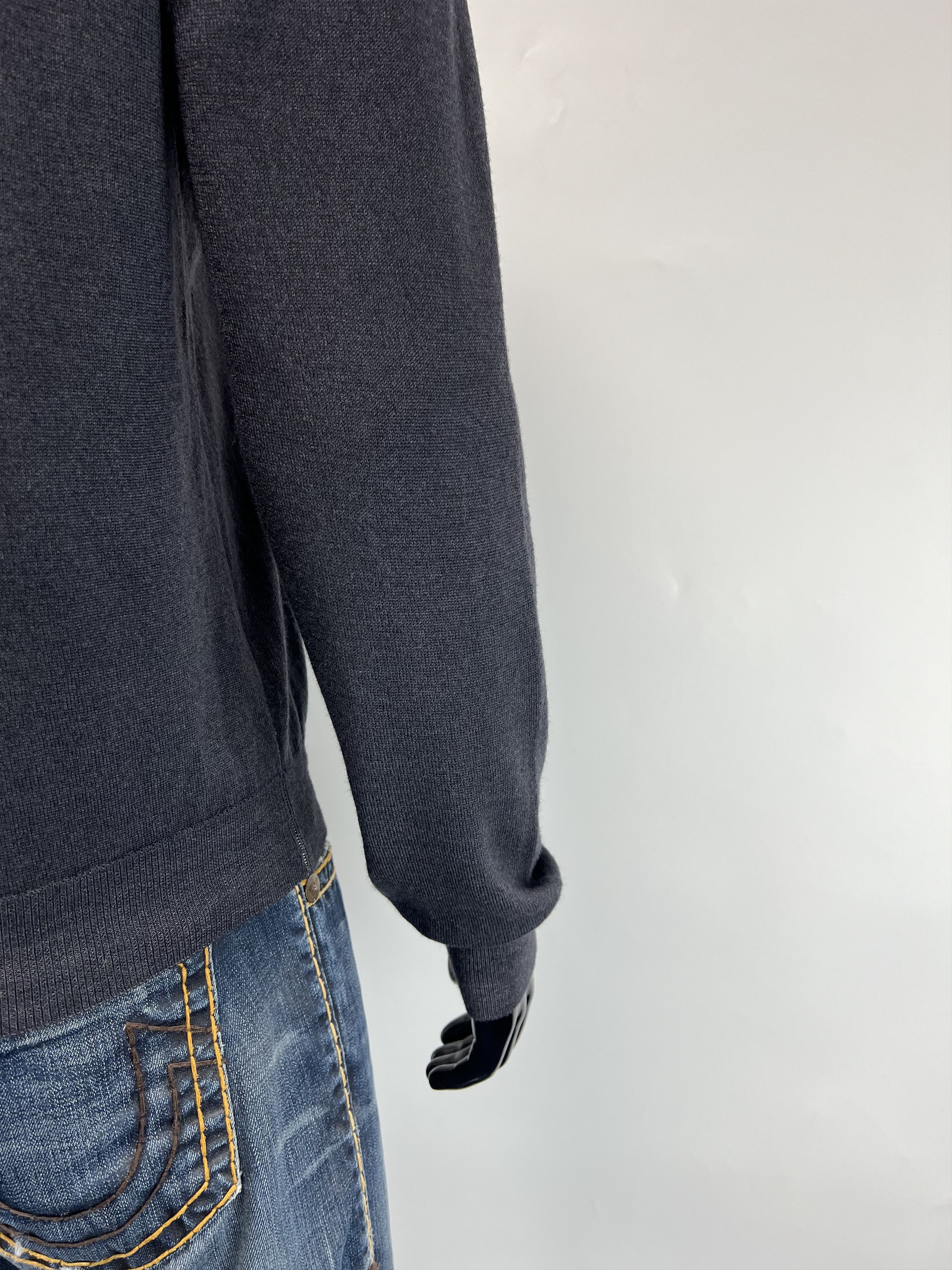 Gran Sasso Gran Sasso Vintage 100% Virgin Wool V-Neck Sweater Size 48 Size US M / EU 48-50 / 2 - 9 Thumbnail