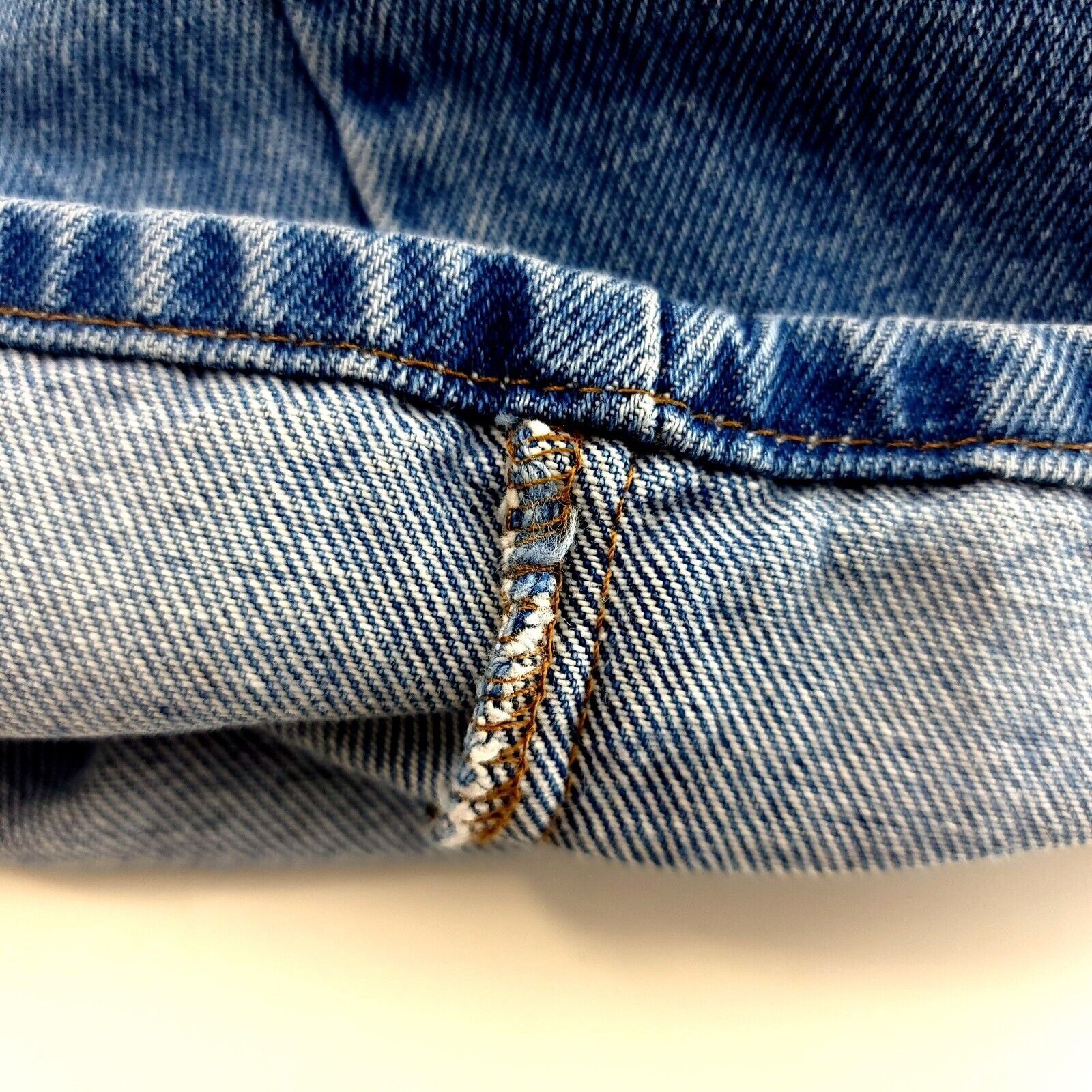 L.L. Bean L.L. Bean Relaxed Fit Light Wash Blue High Rise Denim Jeans Size US 42 / EU 58 - 8 Thumbnail