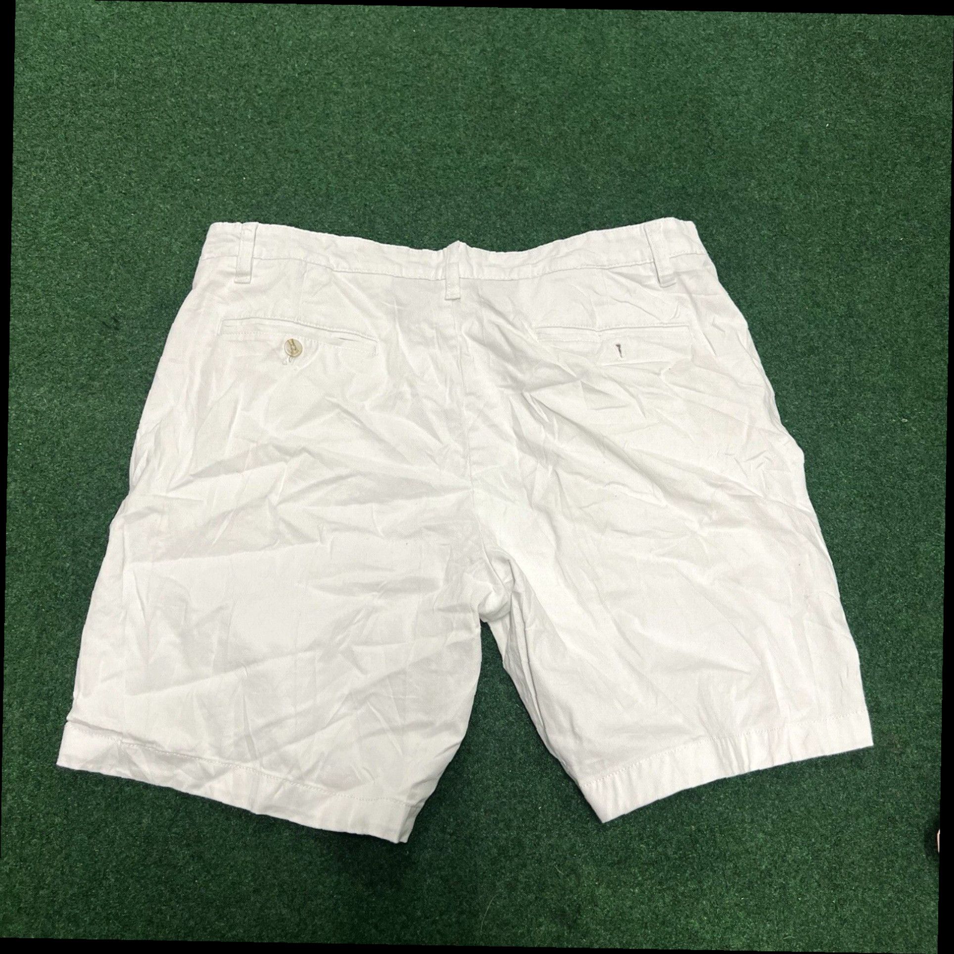 Nautica Nautica Men's The Deck Short Classic Fit Chino Shorts White Size W35 Size US 35 - 7 Thumbnail