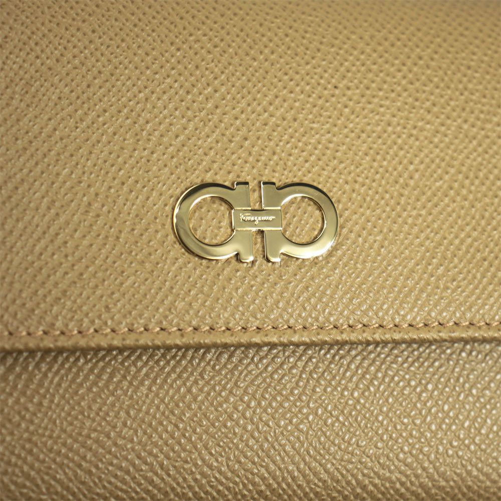 Salvatore Ferragamo o1s1rm0924 Size: OS / Long Leather Wallet in Camel Size ONE SIZE - 3 Thumbnail