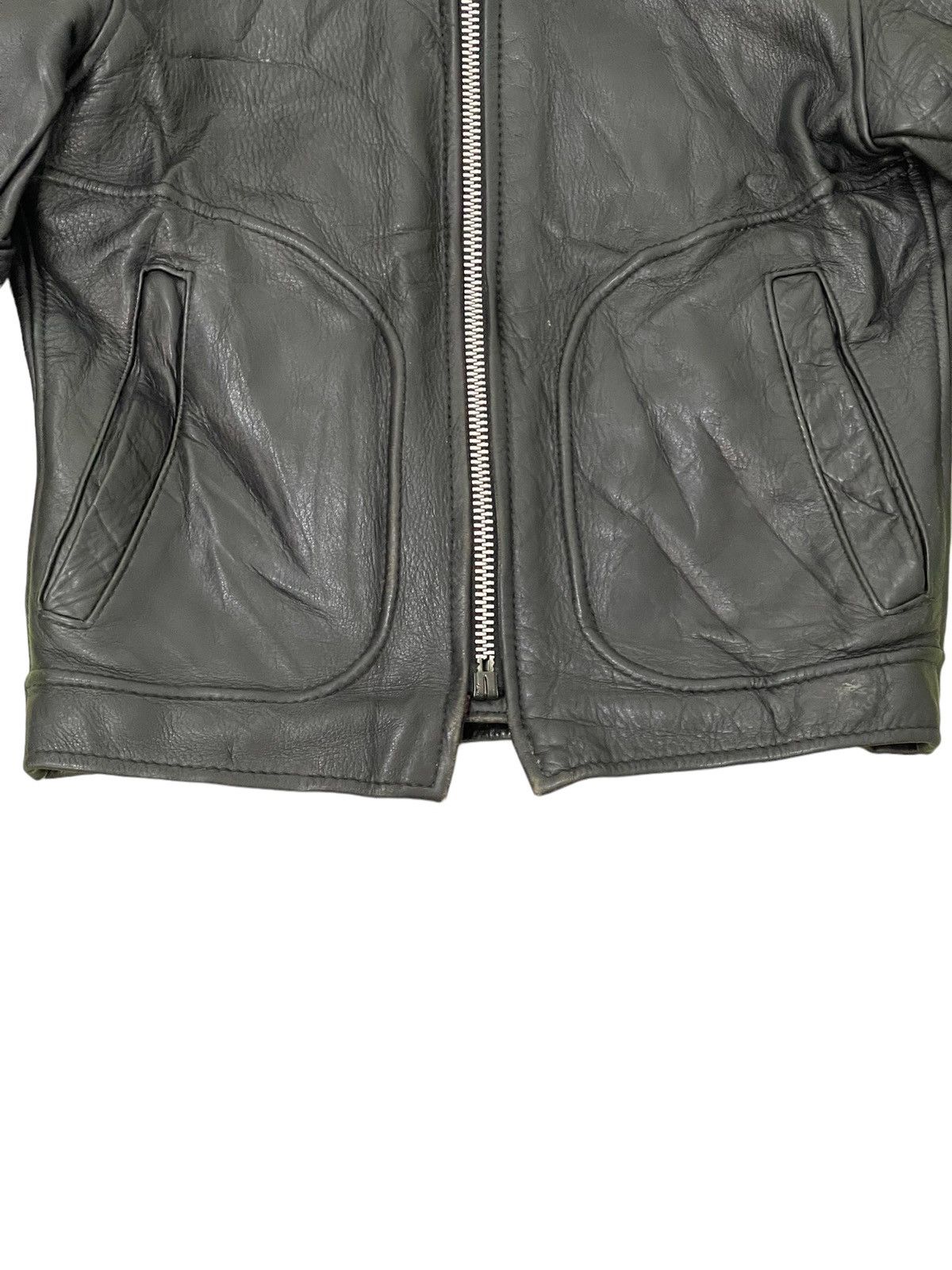 Genuine Leather Cafe Racer Vanson Leathers USA Leather Jacket 3🟦 Size US S / EU 44-46 / 1 - 8 Thumbnail