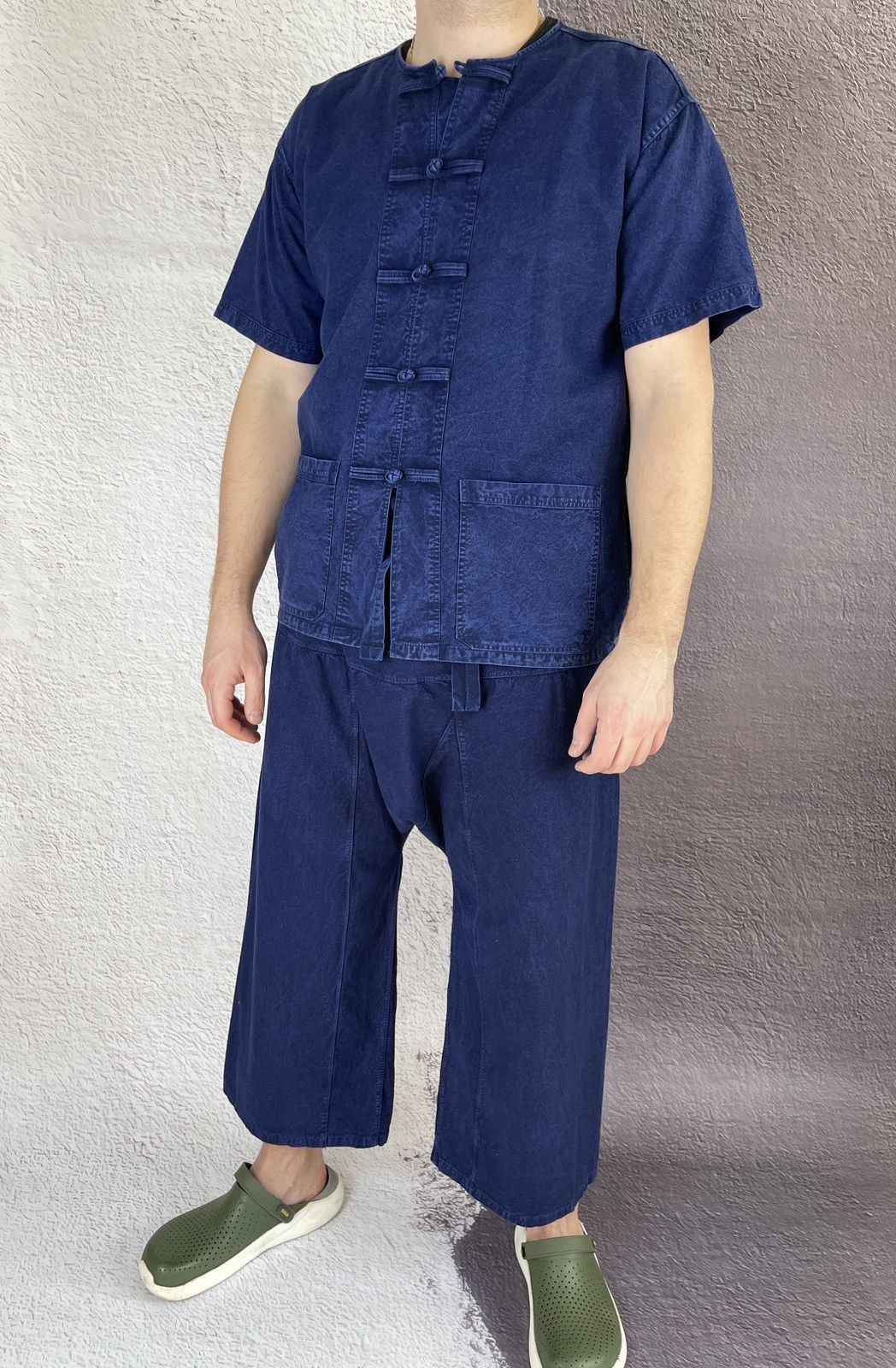 Japanese Brand Vintage Japanese kimono suit chore jacket bondage pants Size US L / EU 52-54 / 3 - 5 Thumbnail