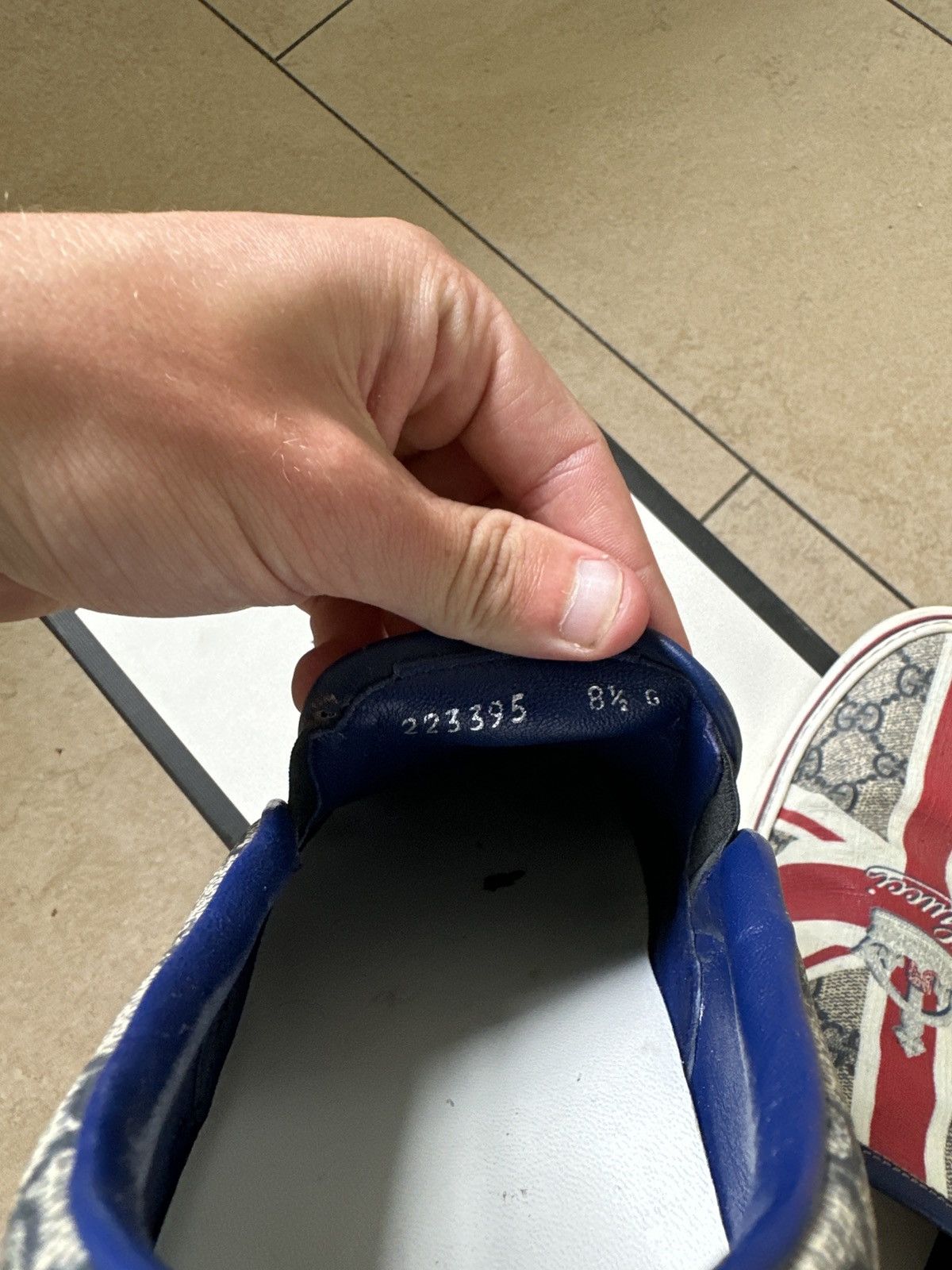 Gucci Gucci Monogram Exclusive Slip-Ons Union Jack Sloaney Size US 10.5 / EU 43-44 - 6 Thumbnail