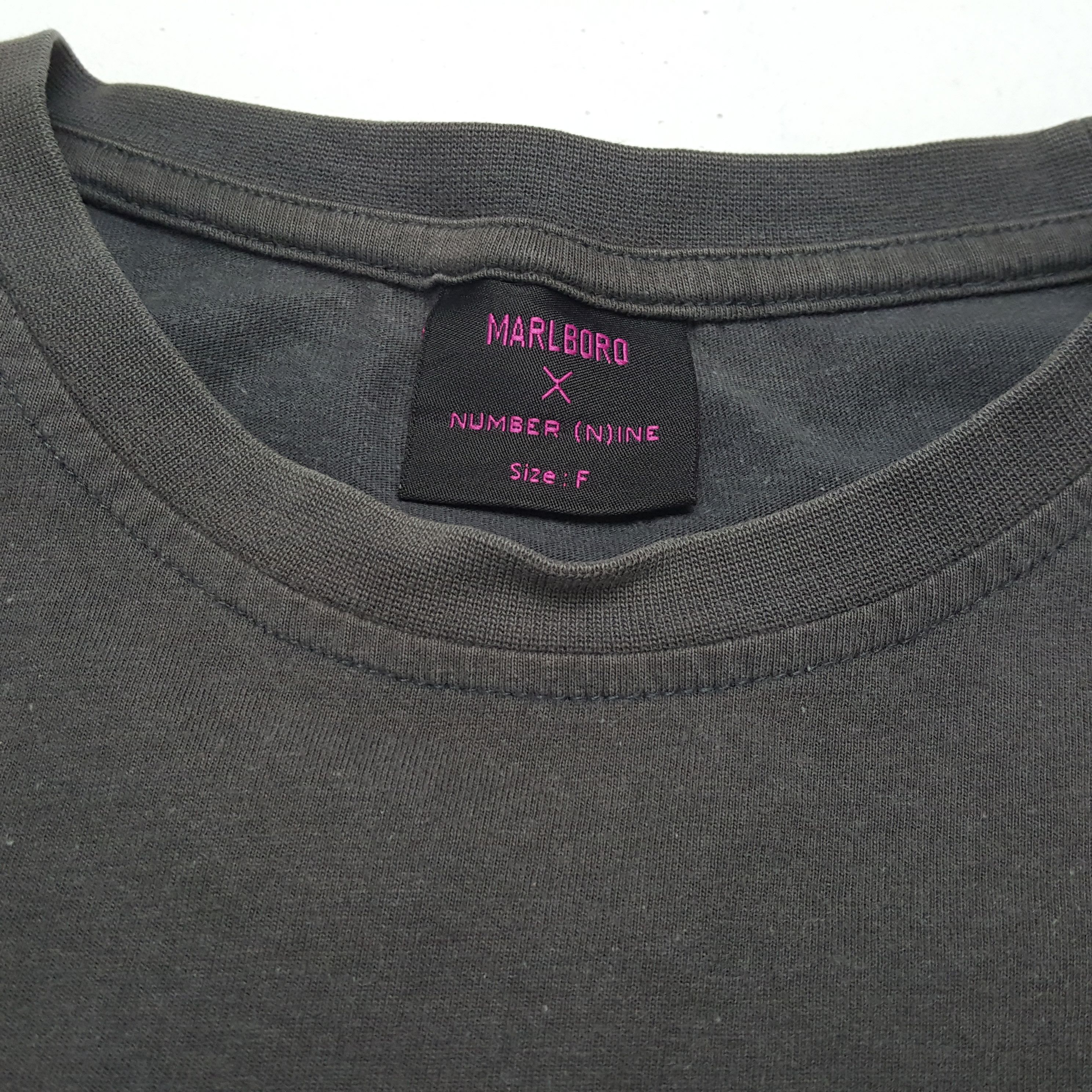 Marlboro × Number (N)ine × Vintage MARLBORO x NUMBER (N)INE Japanese Brand Streetwear Tshirt Size US M / EU 48-50 / 2 - 7 Thumbnail