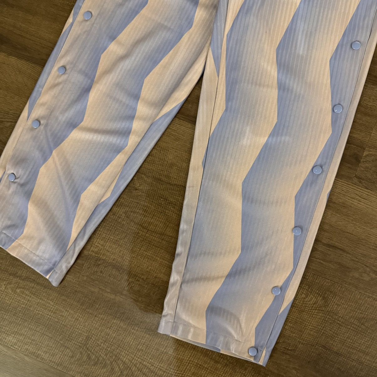 Acne Studios Acne Studios Sublimation Stripe Jacquard Pants Blue/Beige Size US 28 / EU 44 - 4 Thumbnail