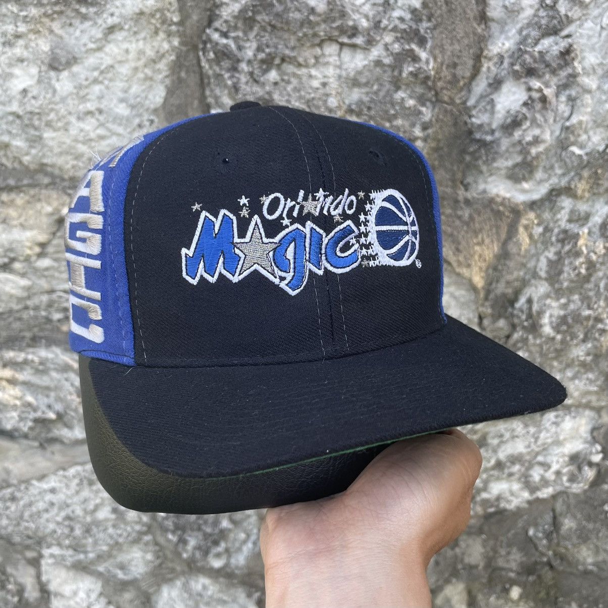 Signatures Vintage Orlando Magic Signature AJD Snapback Hat Wool Size ONE SIZE - 1 Thumbnail