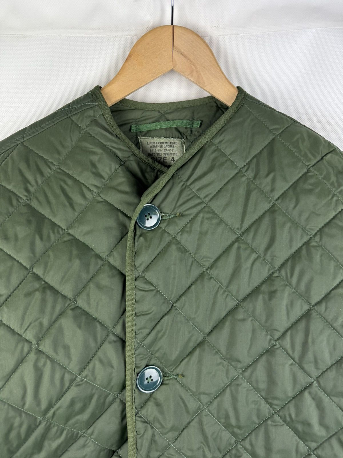 Vintage Liner Extreme Close Weather Quilted NATO Jacket Size 4 Size US XL / EU 56 / 4 - 8 Thumbnail