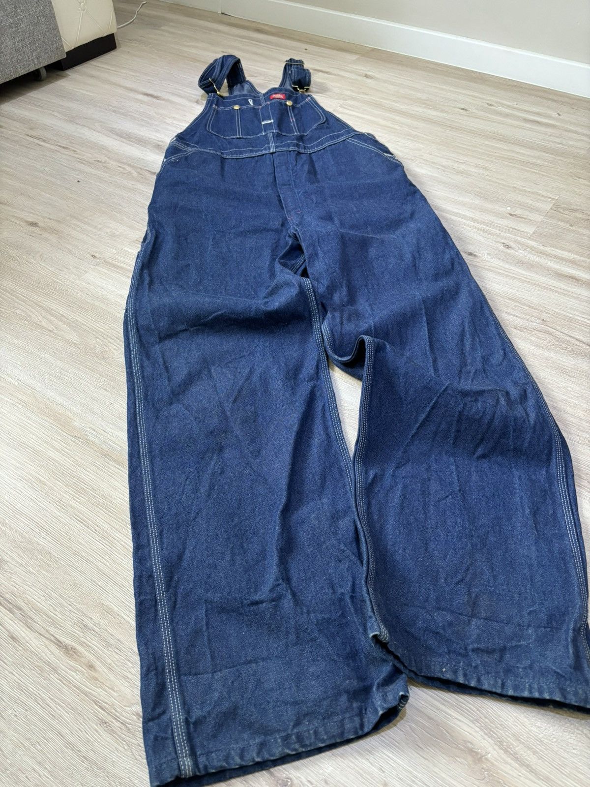 Dickies × Vintage Dickies Double Logo Overalls Vintage36x34Very Good Condition Size US 36 / EU 52 - 10 Thumbnail