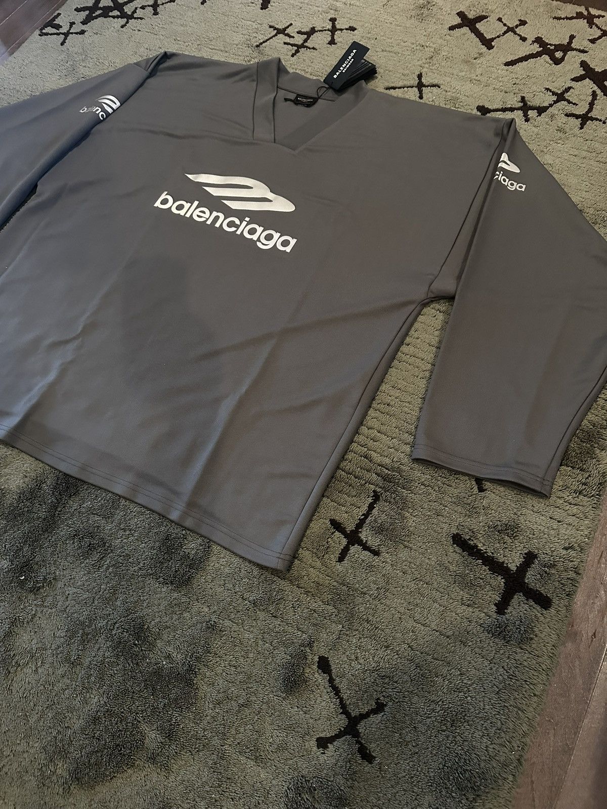 Balenciaga Balenciaga 3B Sports Icon Long-sleeve Ski Jersey 3M logo Size US L / EU 52-54 / 3 - 3 Thumbnail