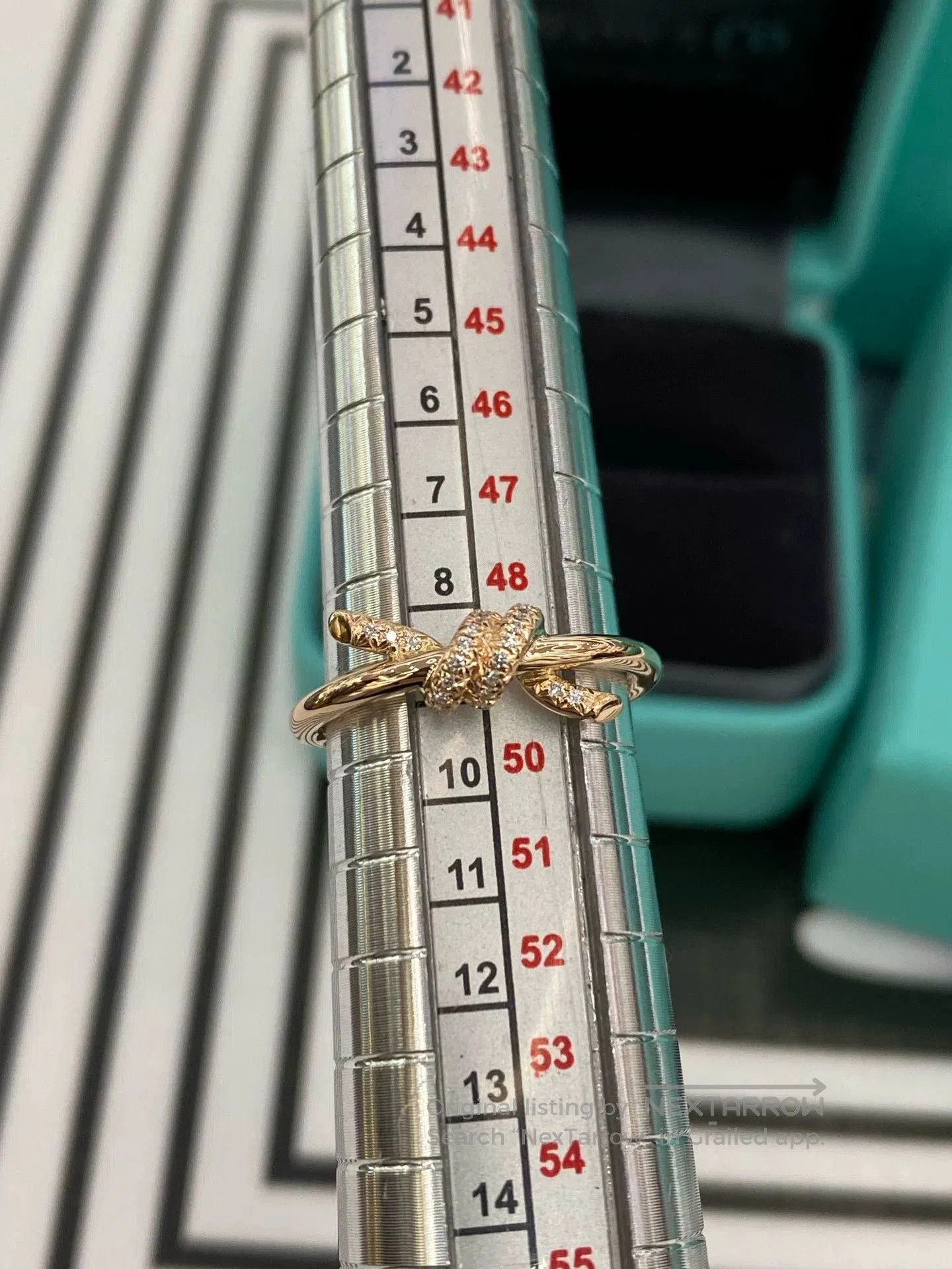 Tiffany & Co. Tiffany & Co. Diamond Knot Ring. Size ONE SIZE - 5 Thumbnail