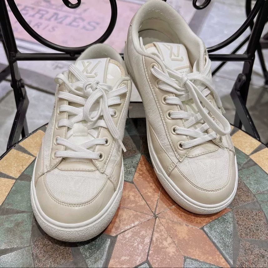 Louis Vuitton LV Charlie Low-Top Monogram Sneakers Size US 4 / IT 34 - 1 Thumbnail