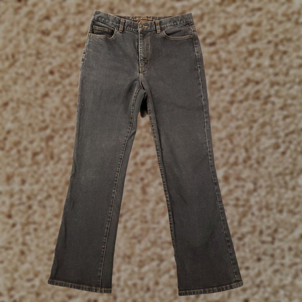 CO Lauren Jeans Co Womens Jeans Black Denim Stretch 8 30x30 Premium Size 30" / US 8 / IT 44 - 1 Thumbnail