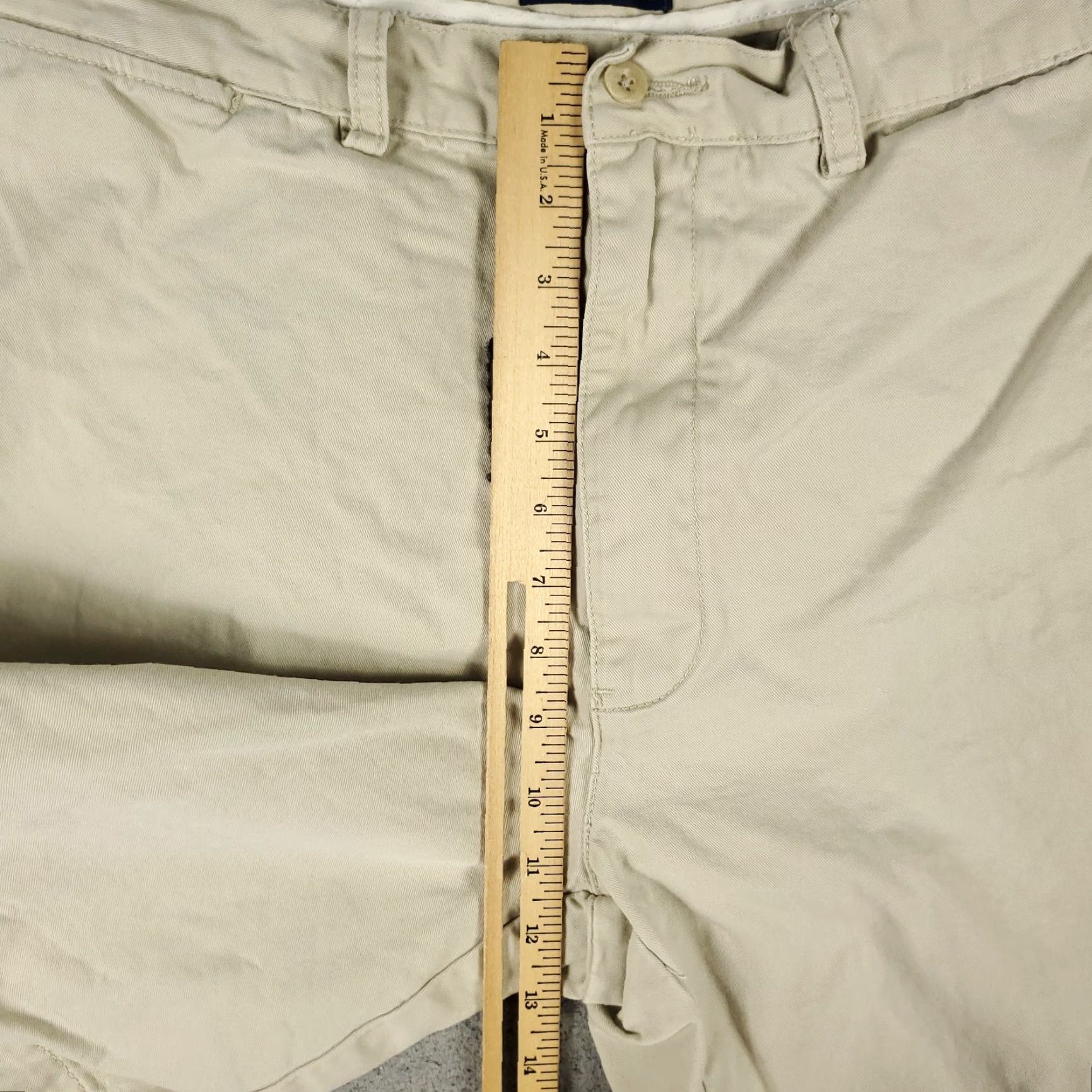 Ralph Lauren VINTAGE Ralph Lauren Men's Shorts Size 40 Beige Chino Flat Front Cotton Casual Size US 40 / EU 56 - 6 Thumbnail