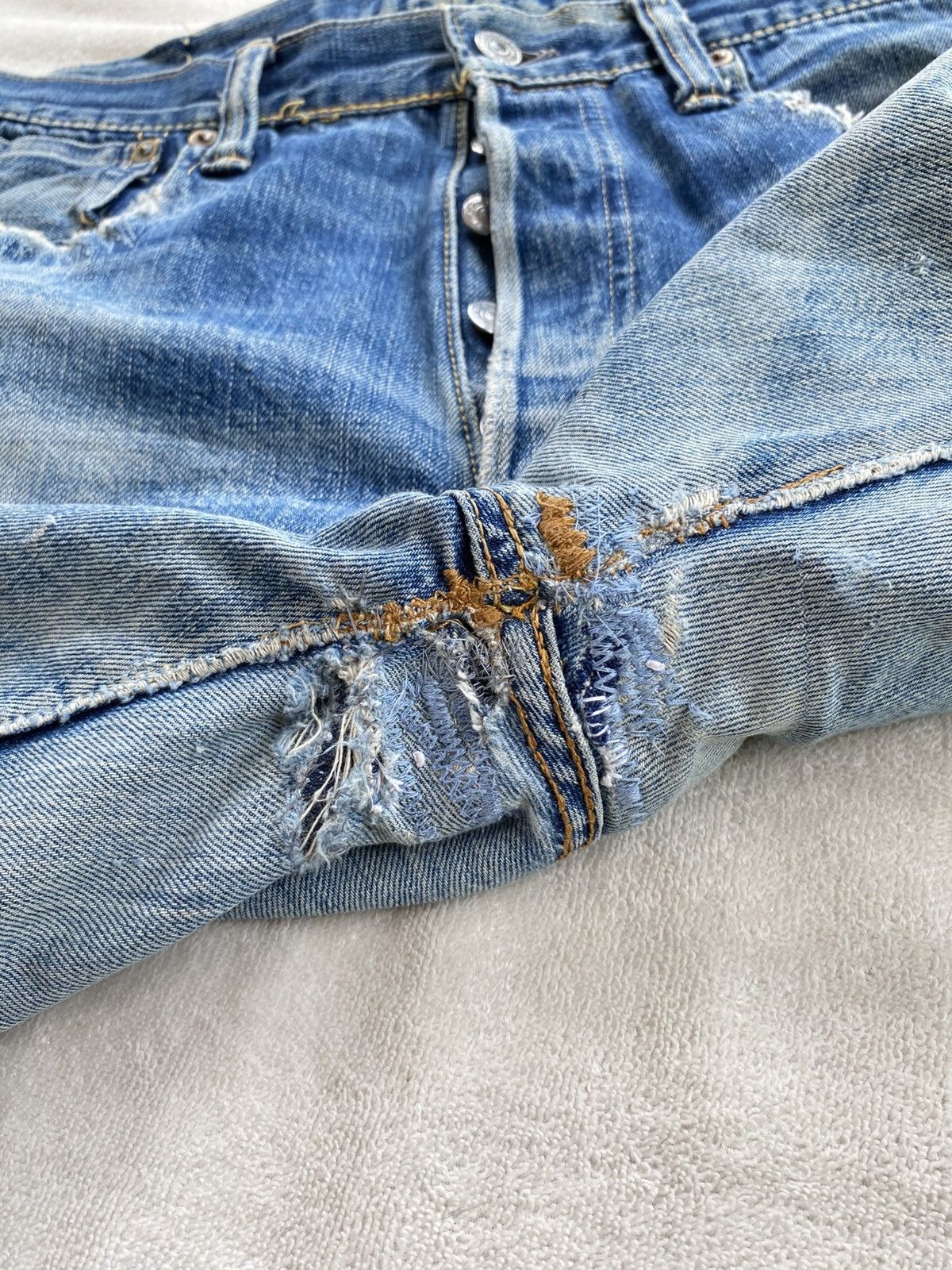 Warehouse & Co. Japanese WAREHOUSE Distressed Size US 30 / EU 46 - 8 Thumbnail