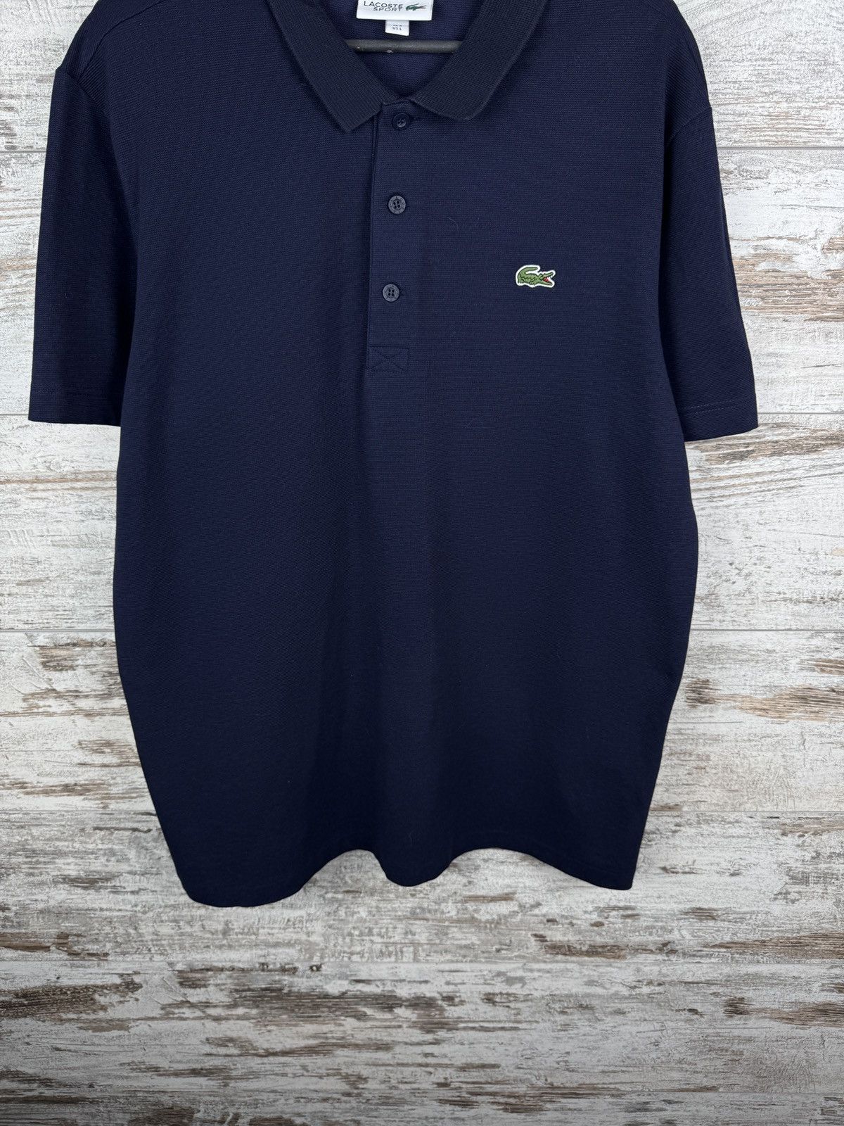 Lacoste Mens Lecoste polos luxury navu t-shirt tee size L Size US L / EU 52-54 / 3 - 3 Thumbnail