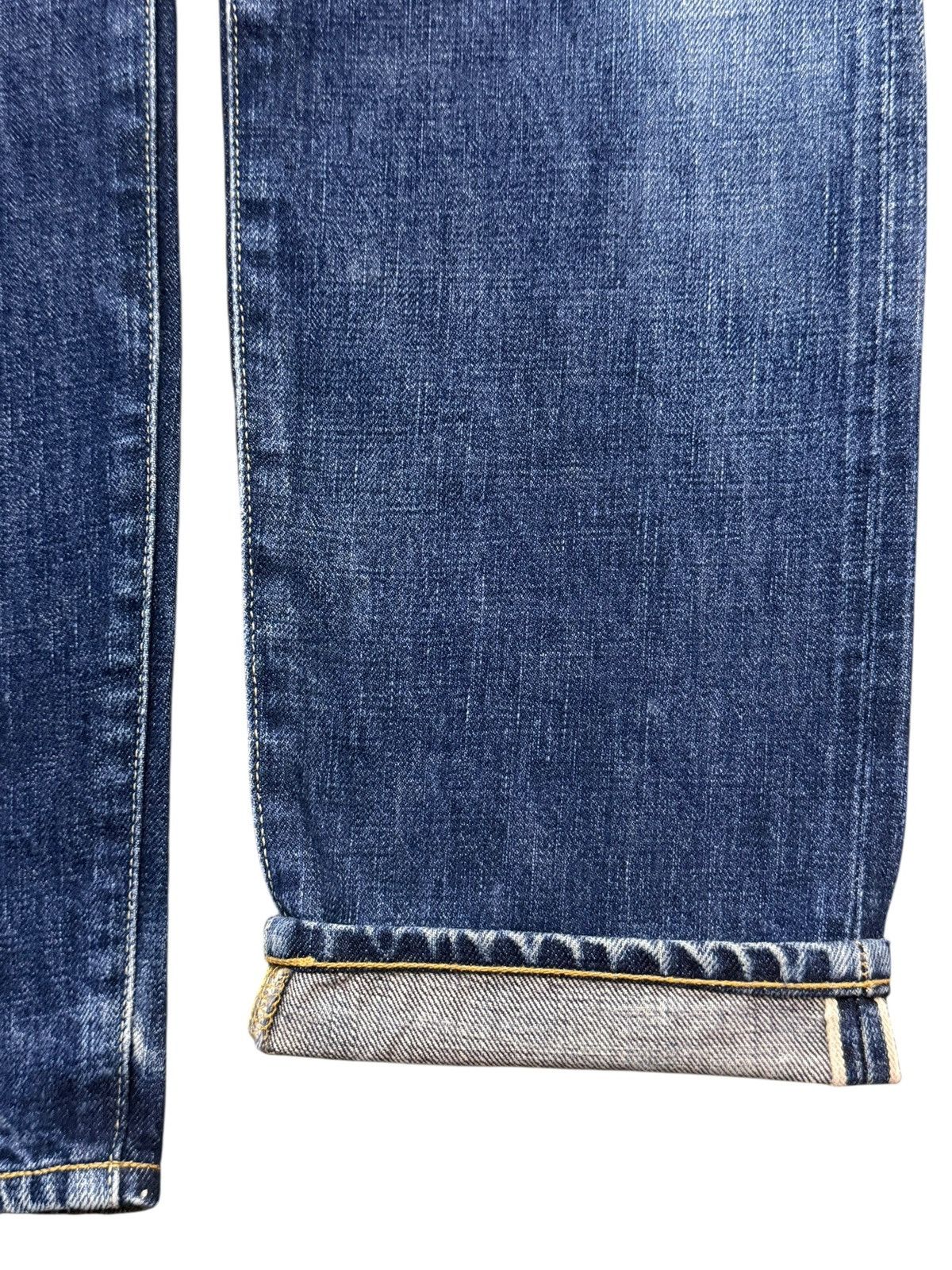 *A VONTADE Vintage 90s A Vontade Sanforized Selvedge Blue Faded Wash Size US 30 / EU 46 - 6 Thumbnail