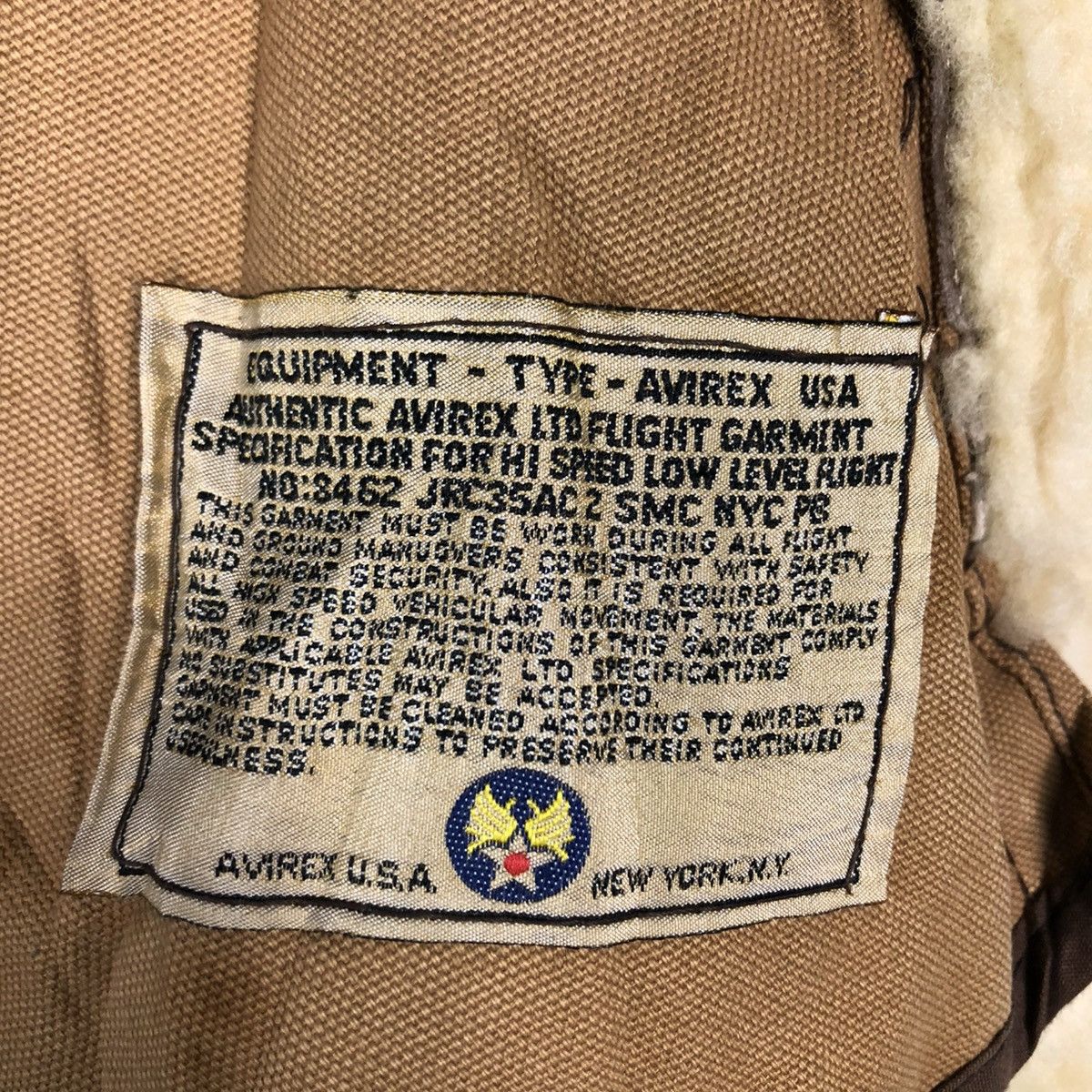 Avirex 🔥VINTAGE GENUINE LEATHER JACKET B3 AVIREX USA AERO LEATHER Size US M / EU 48-50 / 2 - 20 Thumbnail