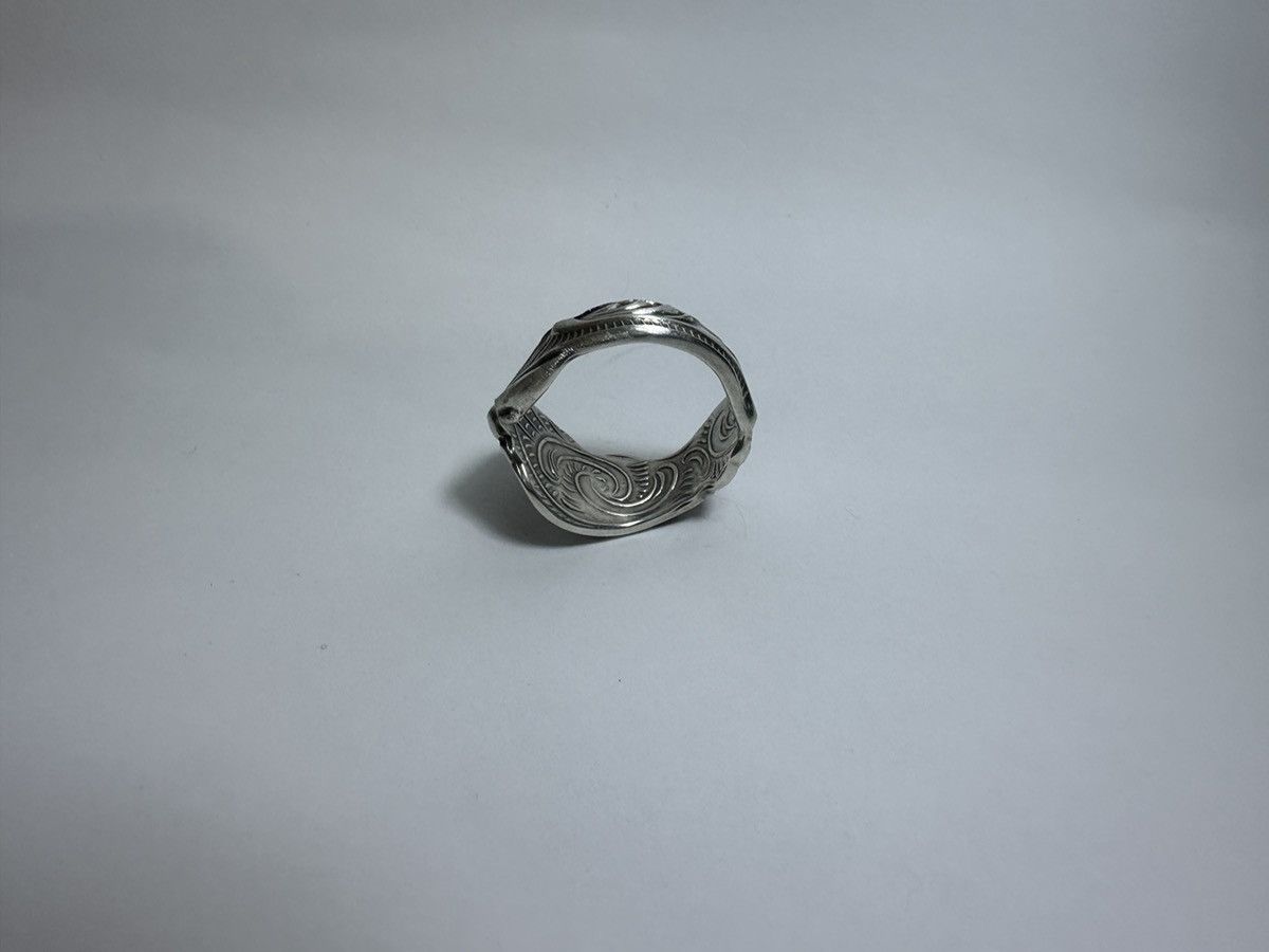 Other Vintage Hand-crafted Silver Ring x Pure Silver Size ONE SIZE - 4 Thumbnail