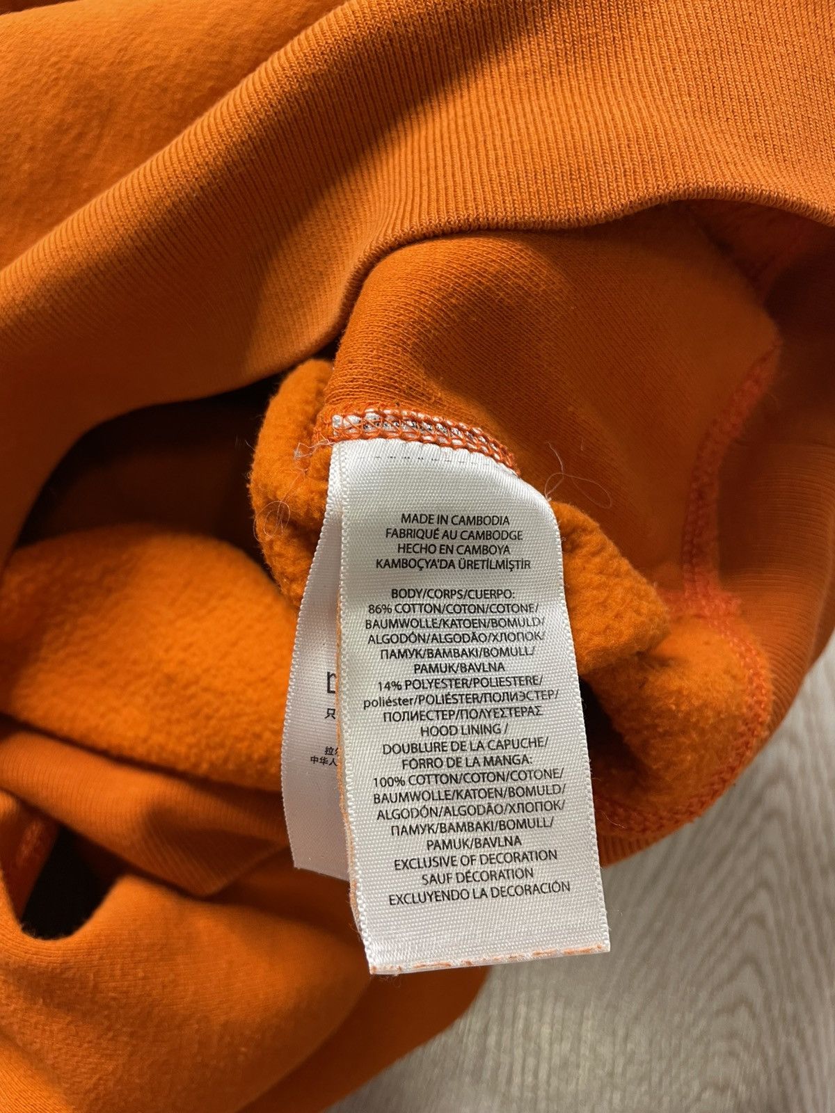 Polo Ralph Lauren × Vintage Vintage Y2K Polo Ralph Lauren Orange hoodie size M Size US M / EU 48-50 / 2 - 11 Thumbnail