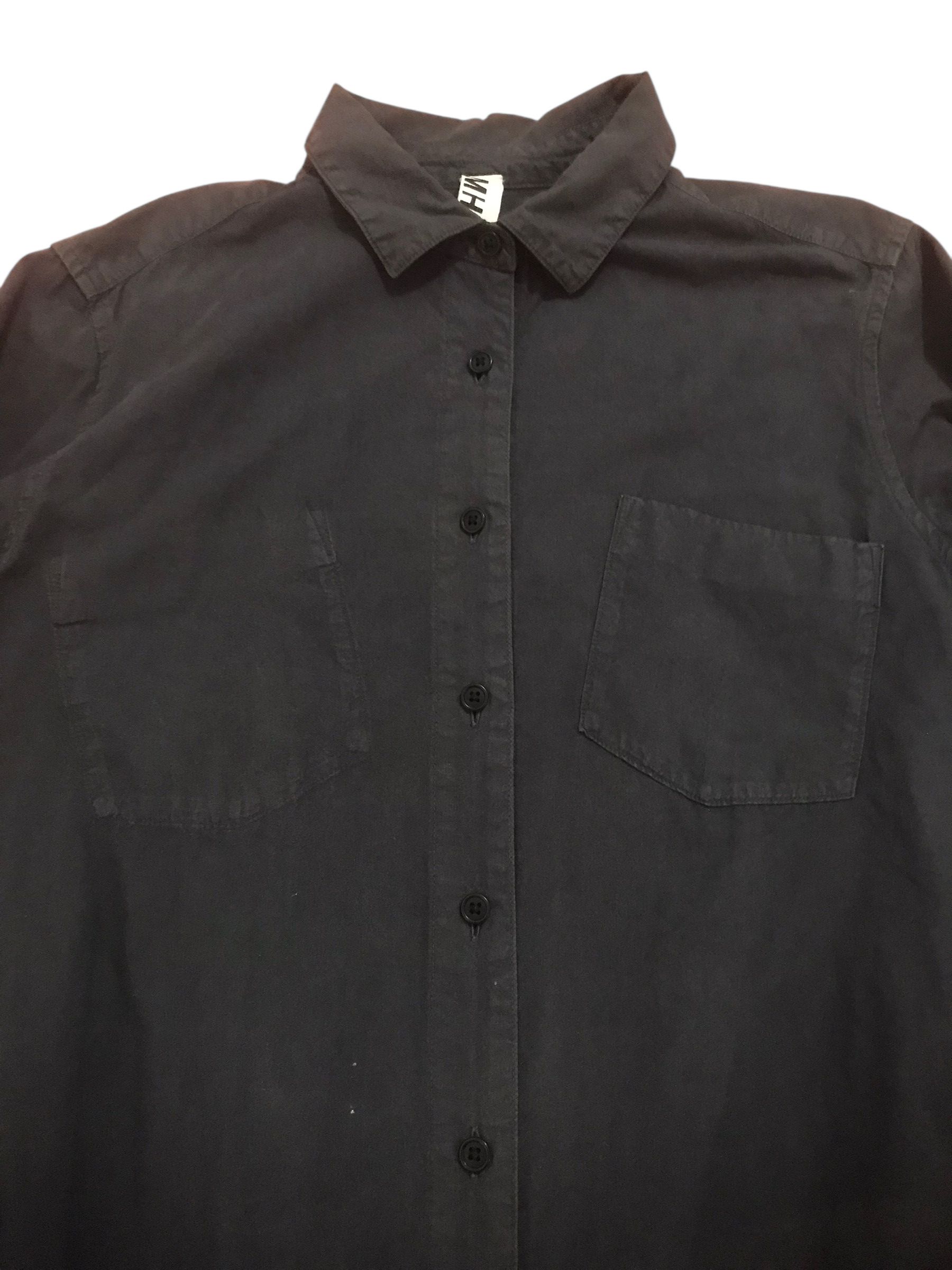 Margaret Howell MHL black long shirt Size US S / EU 44-46 / 1 - 2 Thumbnail
