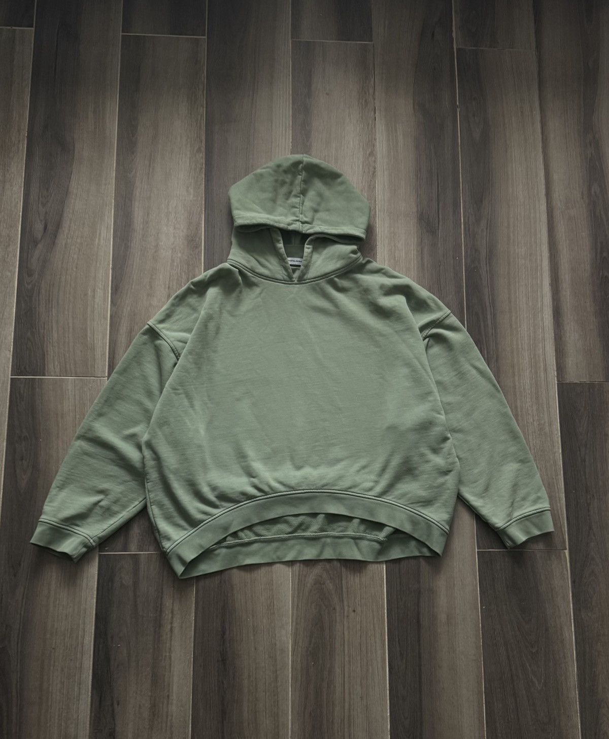 FFFPOSTALSERVICE FFFPOSTALSERVICE Round hem hoodie (Sage green) Size US L / EU 52-54 / 3 - 1 Thumbnail