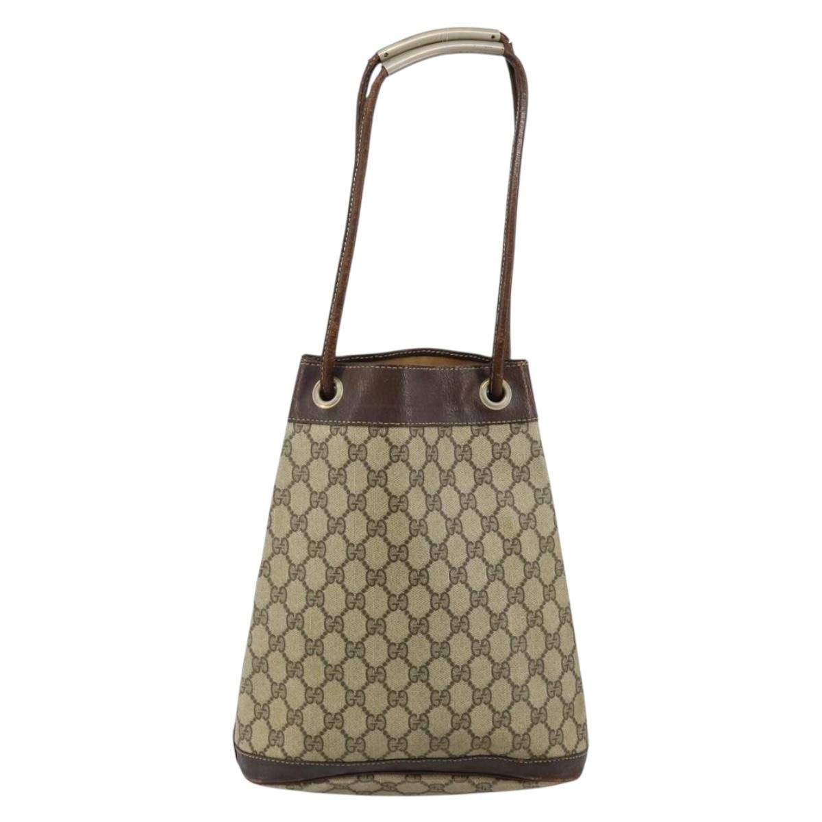 Gucci GUCCI GG Supreme Shoulder Bag Pvc Beige Gold Size ONE SIZE - 3 Thumbnail
