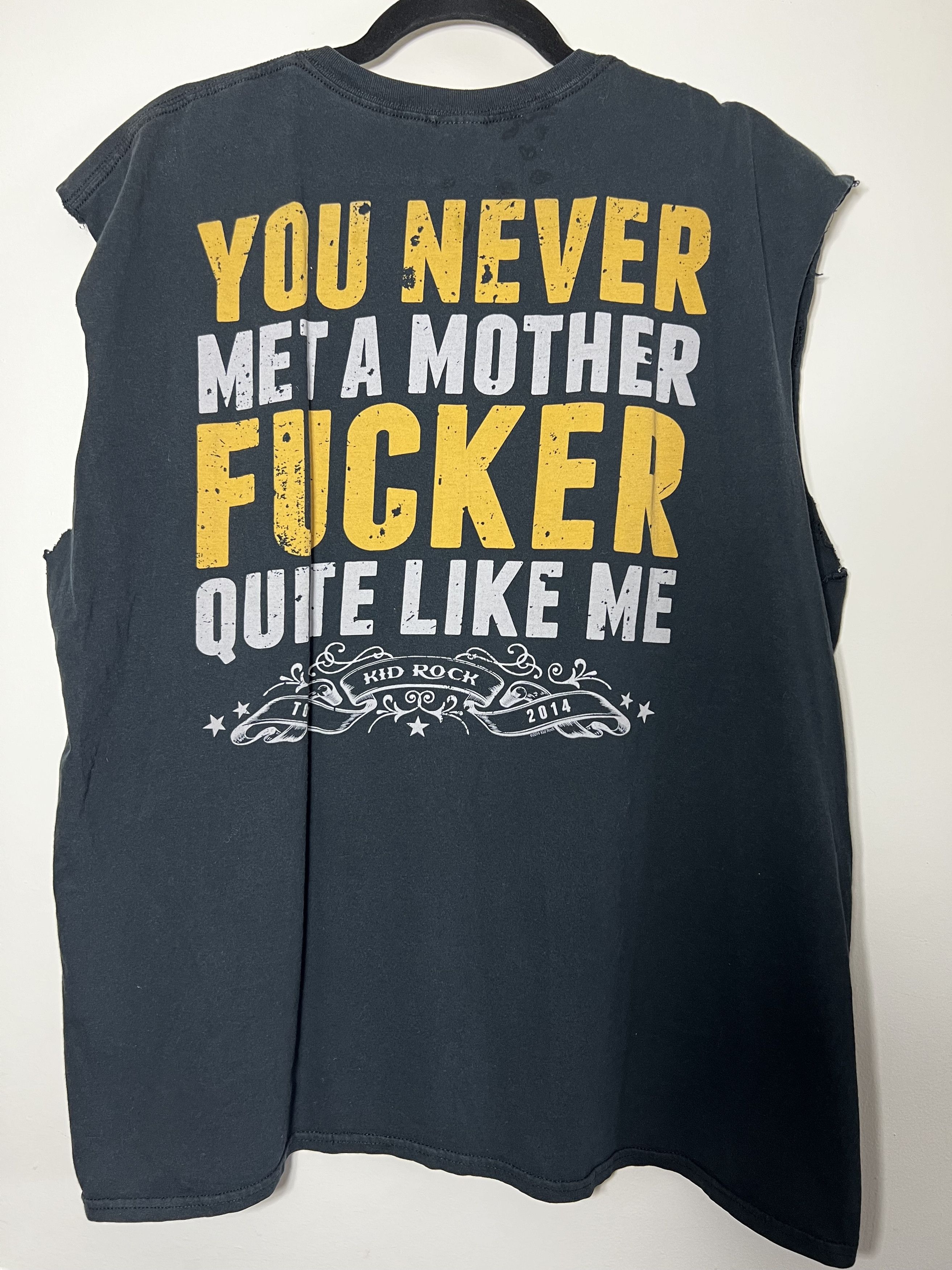 Band Tees Vintage Kid Rock You Never Met a Mother F*cker Quite Like Me Size US XXL / EU 58 / 5 - 3 Thumbnail