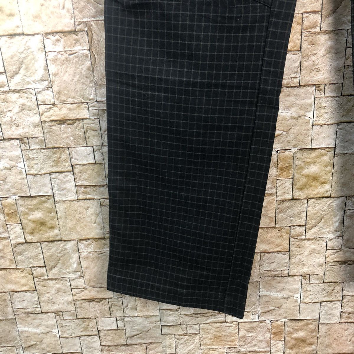 Japanese Brand Ignio Black Checkred Cargo Multipocket Pants #A113 Size US 34 / EU 50 - 8 Thumbnail