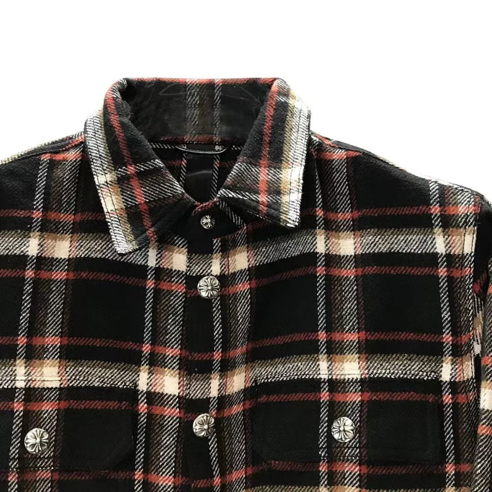 Chrome Hearts Chrome Hearts "Work Dog" Flannel Button Down Shirt Size US S / EU 44-46 / 1 - 4 Thumbnail