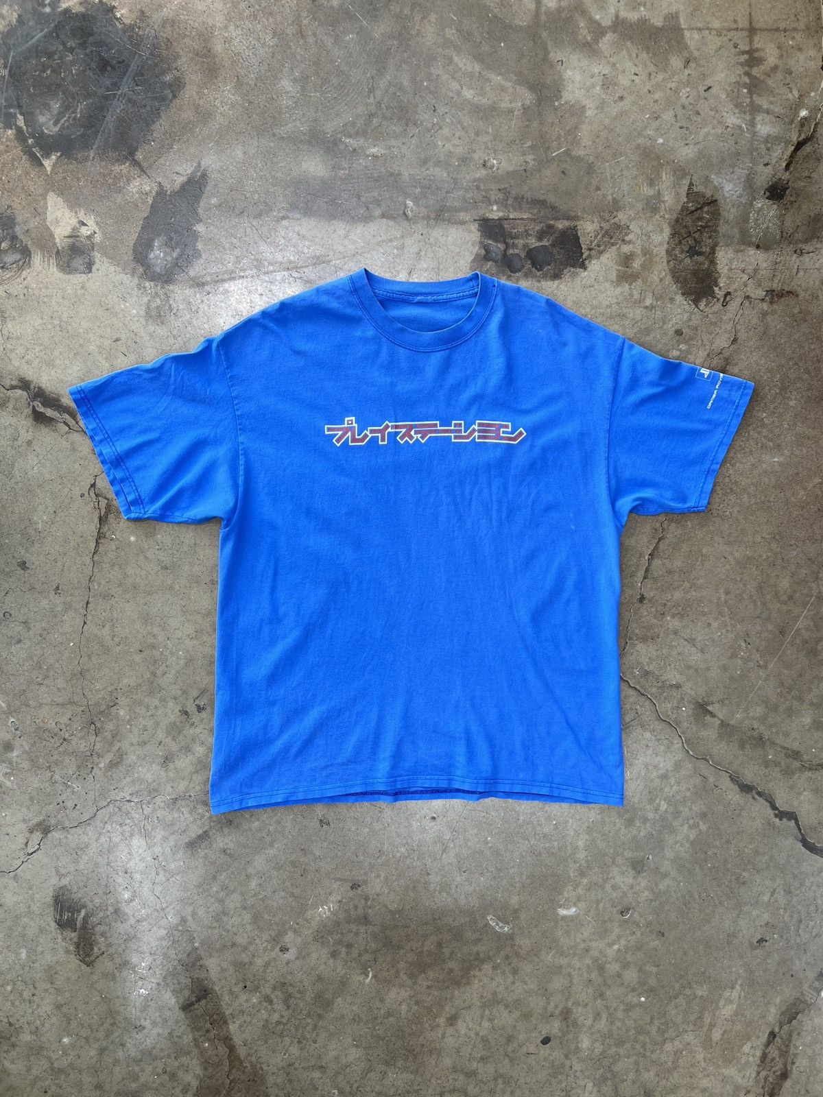 Playstation Vintage PlayStation Japanese Lettering Video Game Tee XL Size US XL / EU 56 / 4 - 2 Thumbnail