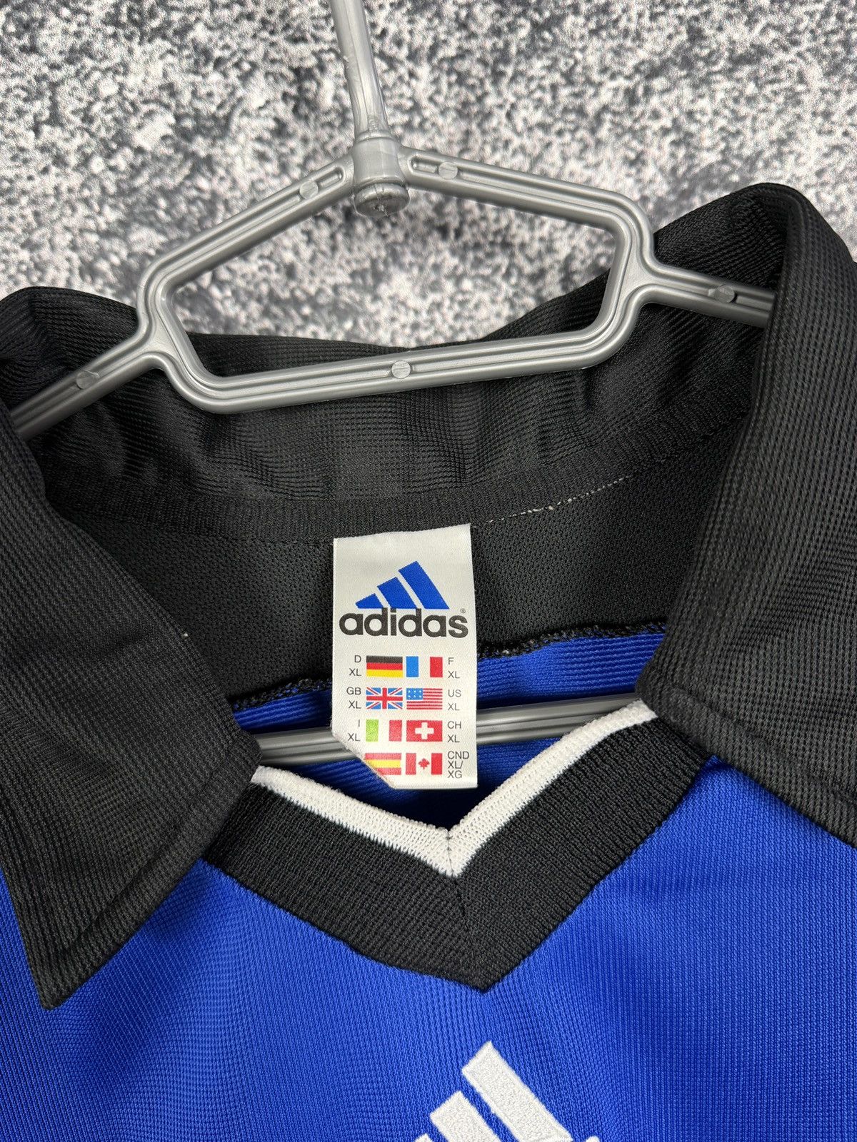 Adidas Vintage 90s Adidas T-Shirt Made in England Soccer Jersey XL Size US XL / EU 56 / 4 - 7 Thumbnail