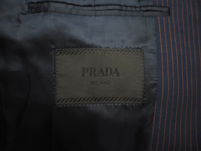 Prada Prada Horsehair wool blended striped suit 2502-Nextarrow Size 50R - 5 Thumbnail