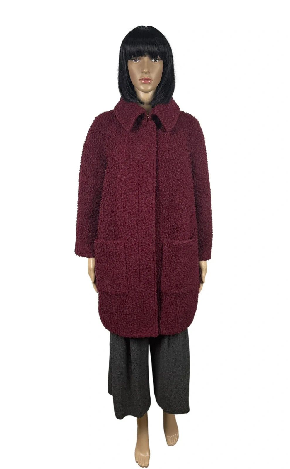 MAX&Co. Max & Co Teddy Bear Coat Wool size UK12 US8 Size M / US 6-8 / IT 42-44 - 2 Thumbnail