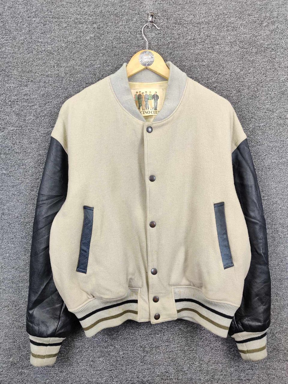 Japanese Brand Vintage Paccino Club Embroidery Varsity Leather Jacket Size US XL / EU 56 / 4 - 4 Thumbnail