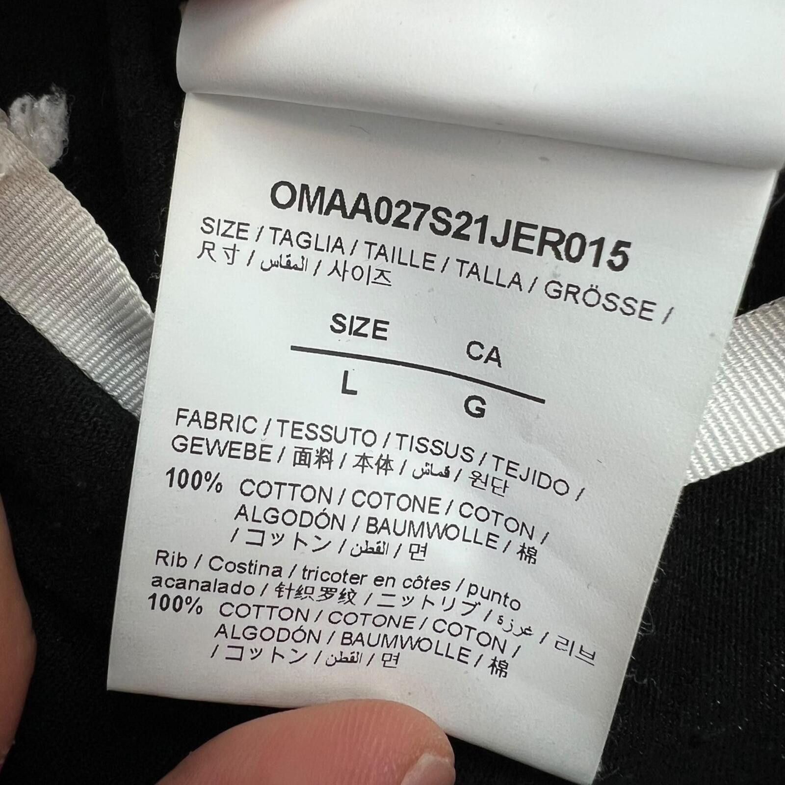 Off-White Off-White Tongue T Shirt Size US L / EU 52-54 / 3 - 6 Thumbnail