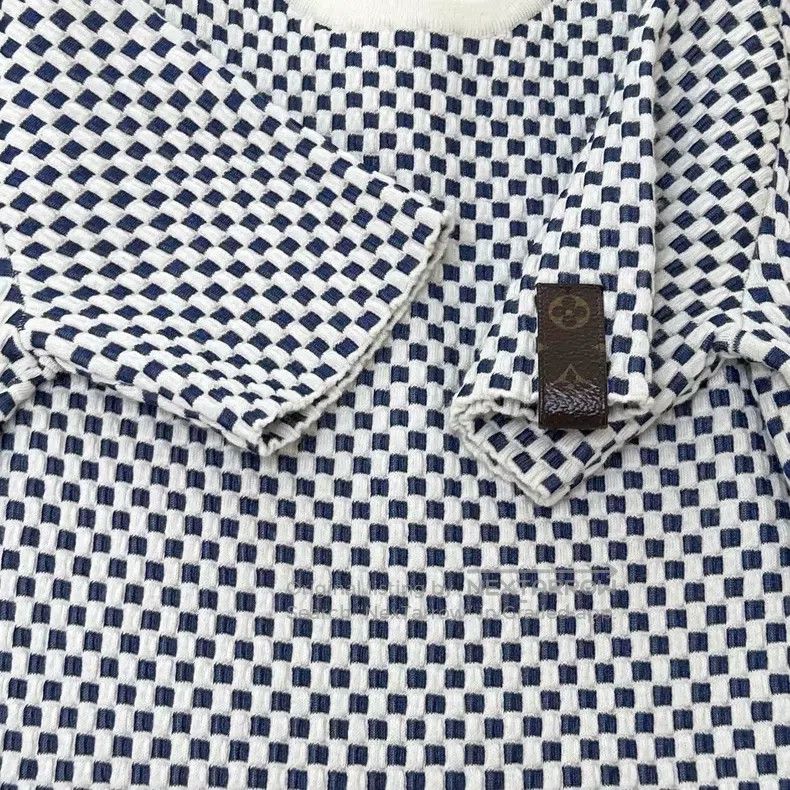 Louis Vuitton Louis Vuitton SS24 Checker Knit Wool Short Sleeve Size XS / US 0-2 / IT 36-38 - 7 Thumbnail