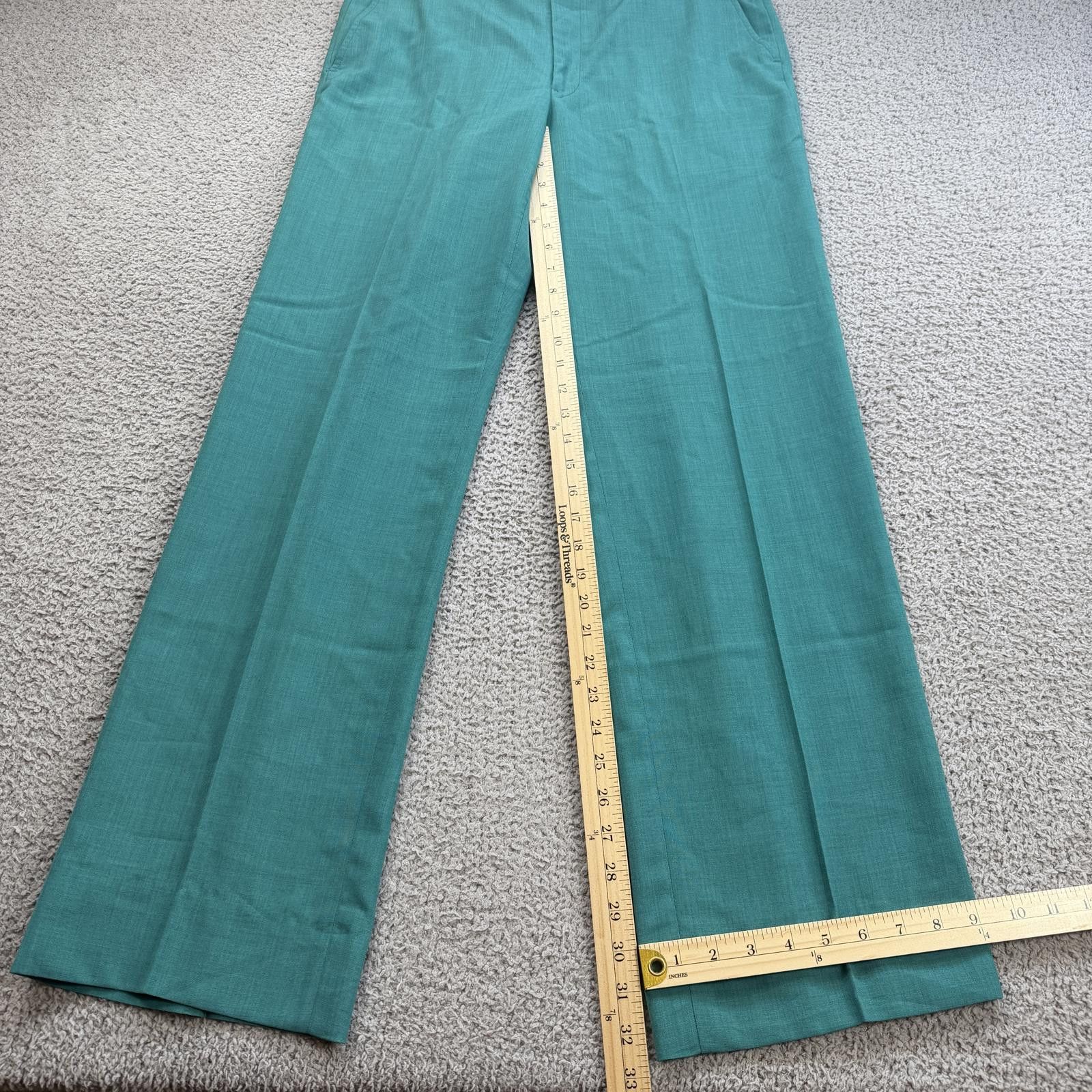 Other Vintage Jack Nicklaus Hart Schaffner Marx Teal Dress Pants Size 42R - 4 Thumbnail