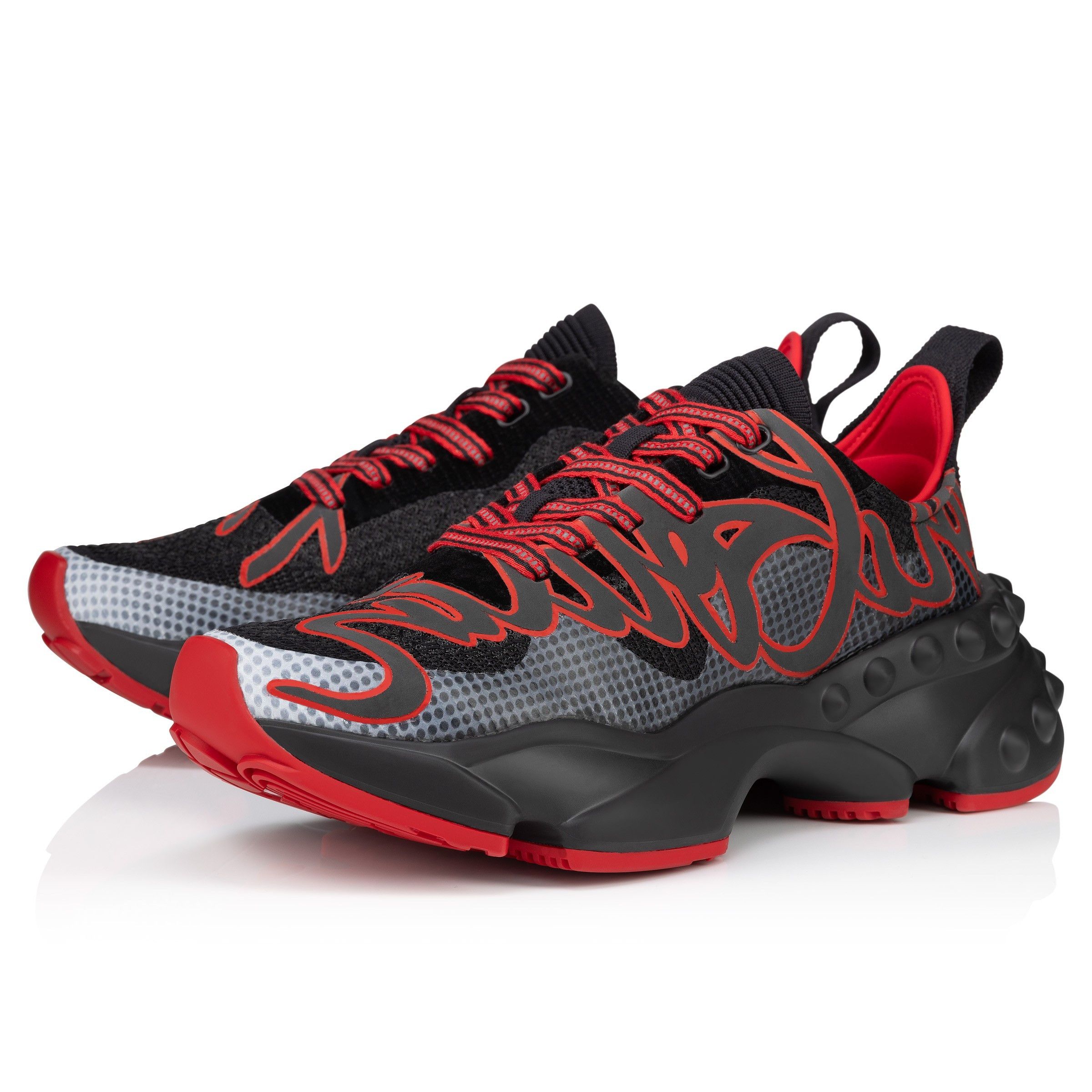 Christian Louboutin rockrun loubi/black Size US 6 / EU 39 - 1 Thumbnail
