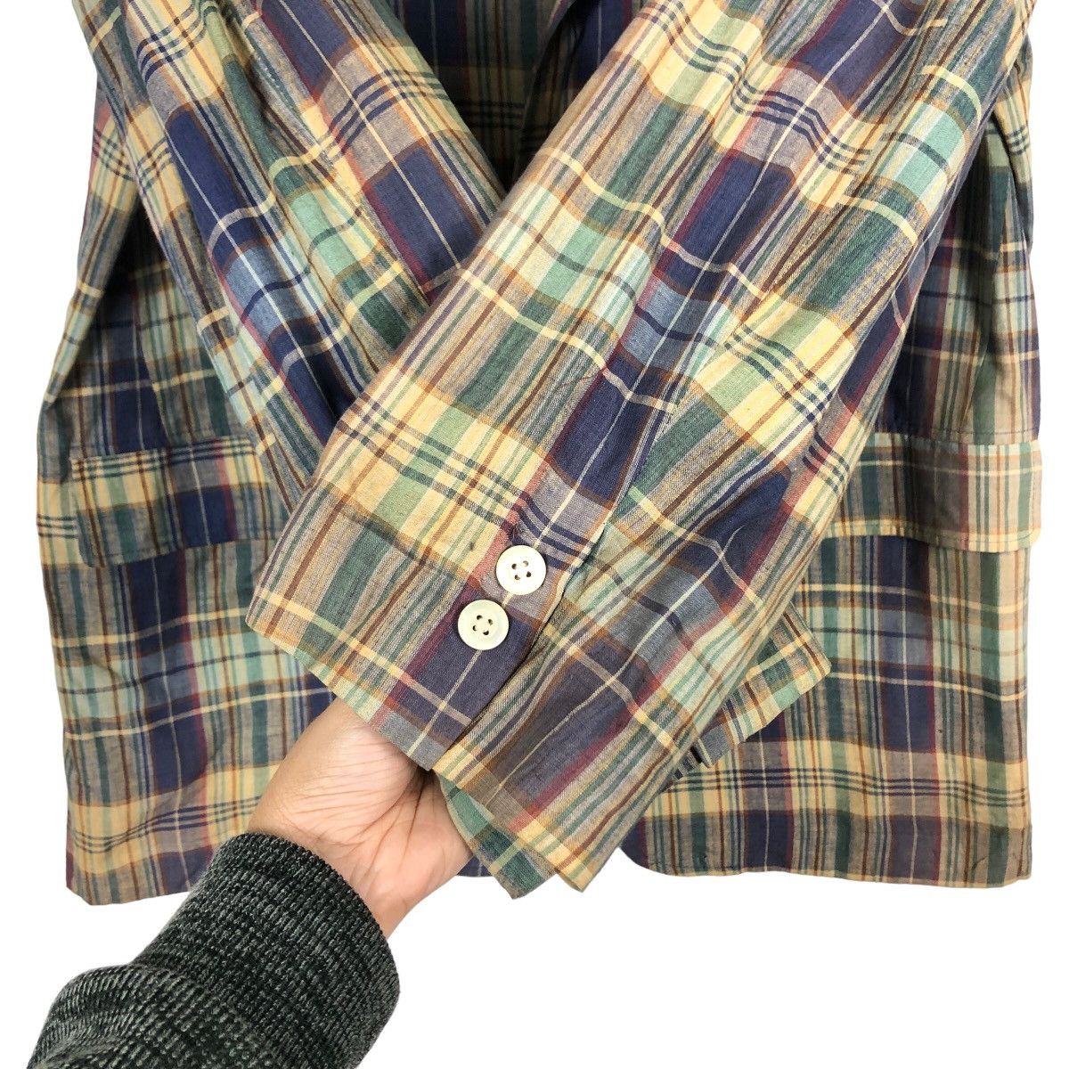 HOLLYWOOD RANCH MARKET 🔥Double Breast Chore Jacket Coats Hollywood Ranch Market Size US M / EU 48-50 / 2 - 11 Thumbnail
