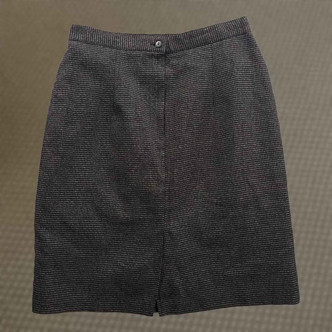 Vintage VINTAGE Columbus Circle Pencil Skirt Gray Size 12 Made In USA Women’s Zipper Knee Length Lined Size 34" / US 12 / IT 48 - 1 Thumbnail