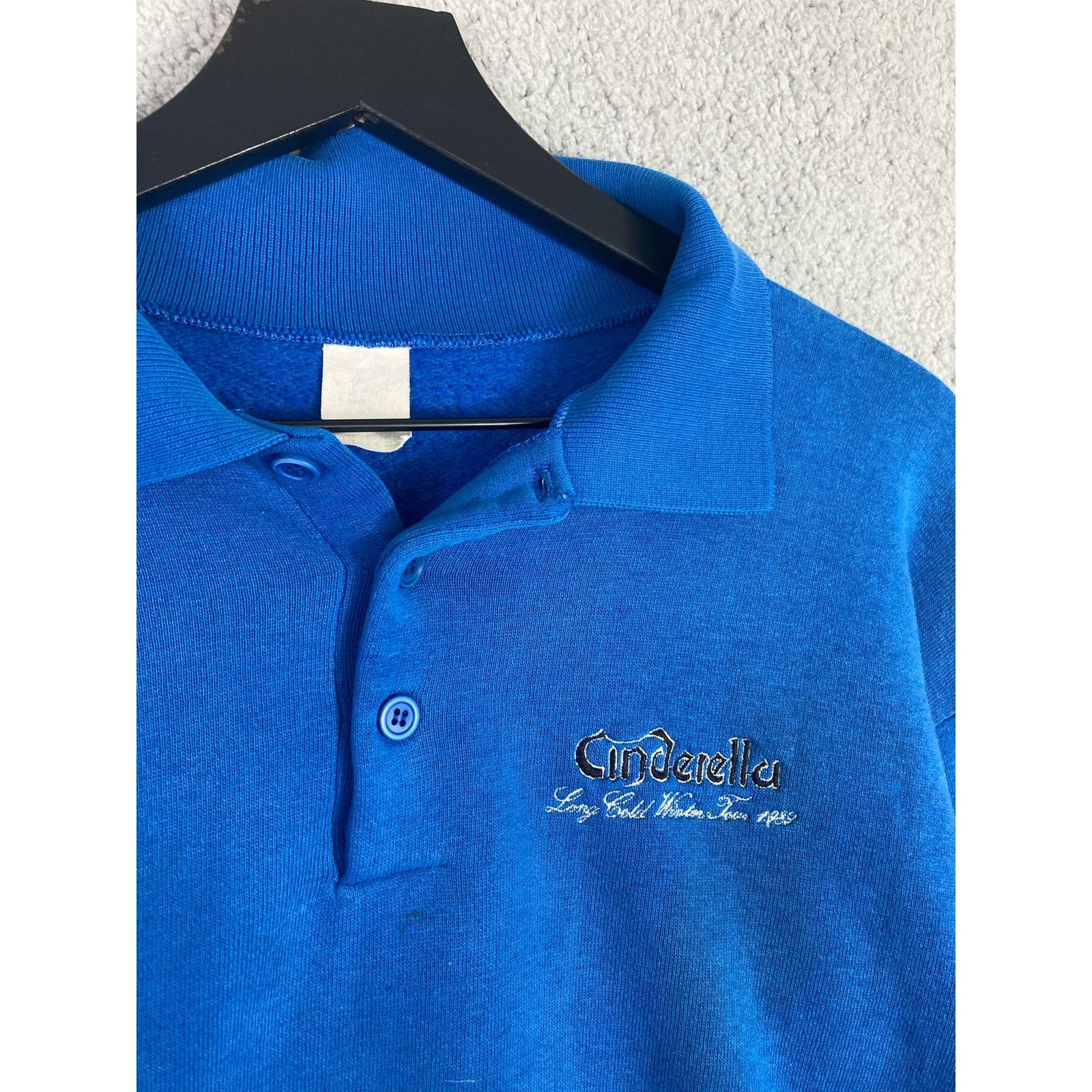 Tultex Cinderella Long Cold Winter 1989 Vintage Pullover Sweatshirt Size US M / EU 48-50 / 2 - 10 Thumbnail