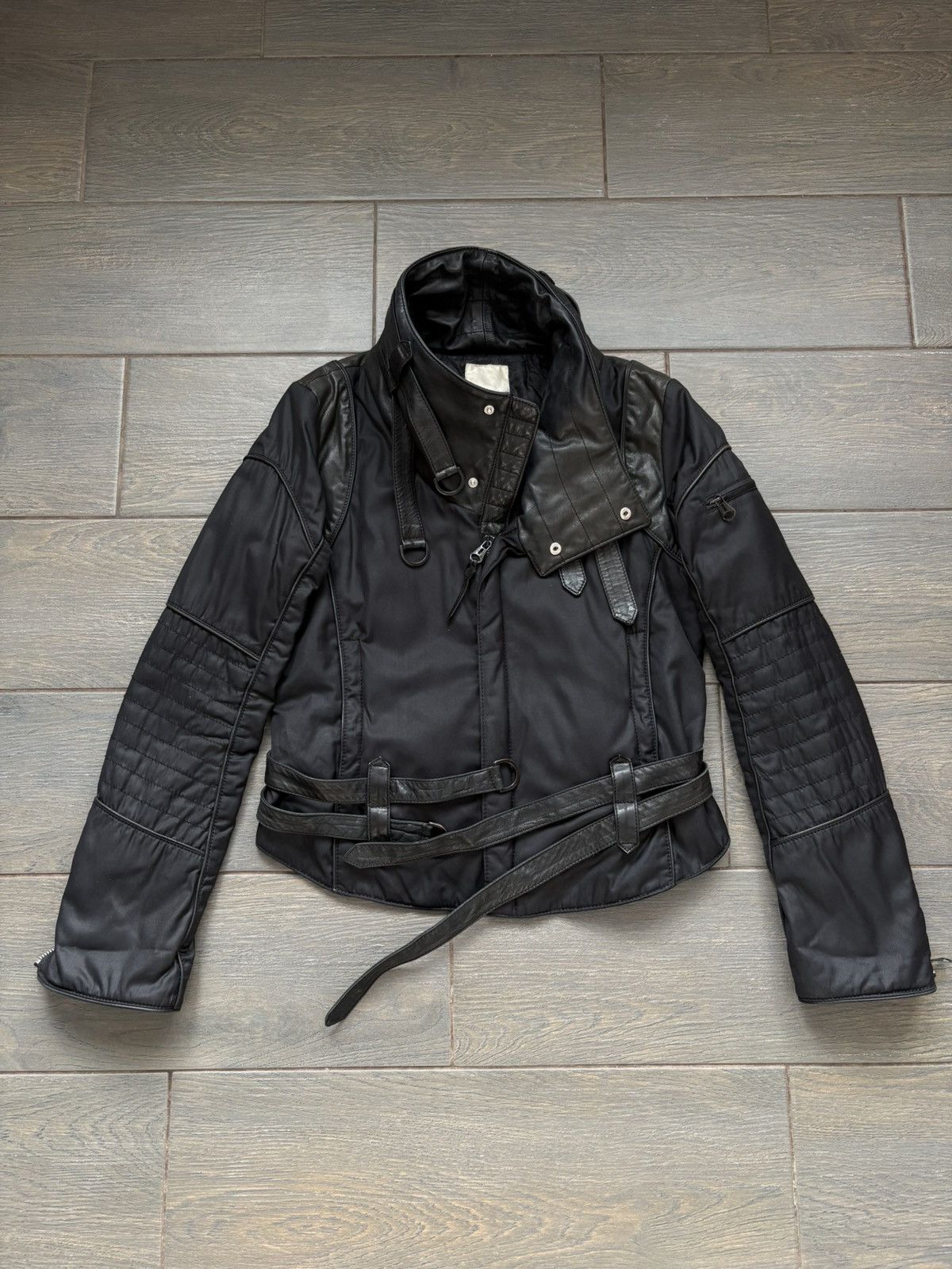 Diesel Diesel Style Lab Asymmetrical Leather Jacket | Grailed