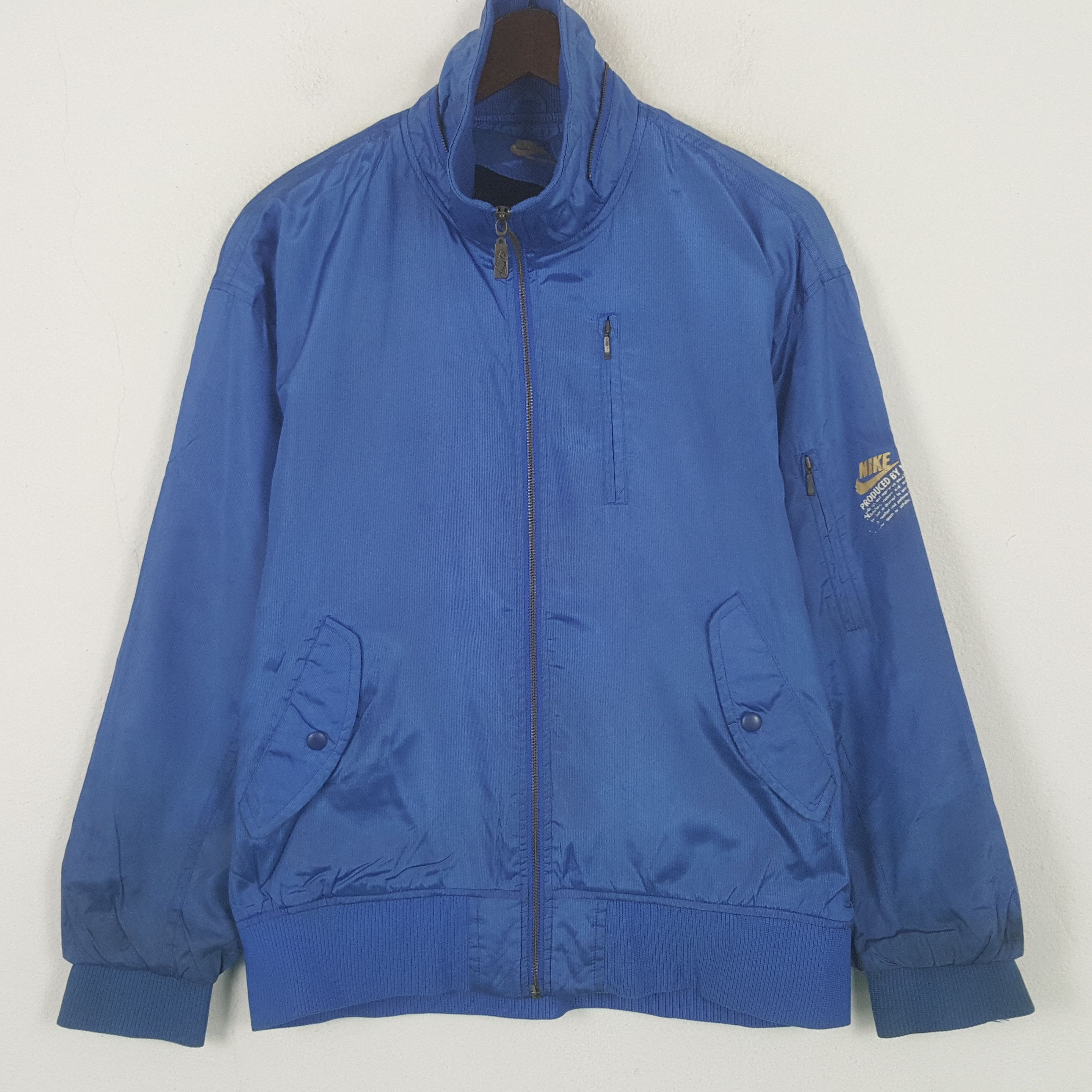 Nike Vintage Nike Sport Track Zipper Jacket Size US L / EU 52-54 / 3 - 1 Thumbnail