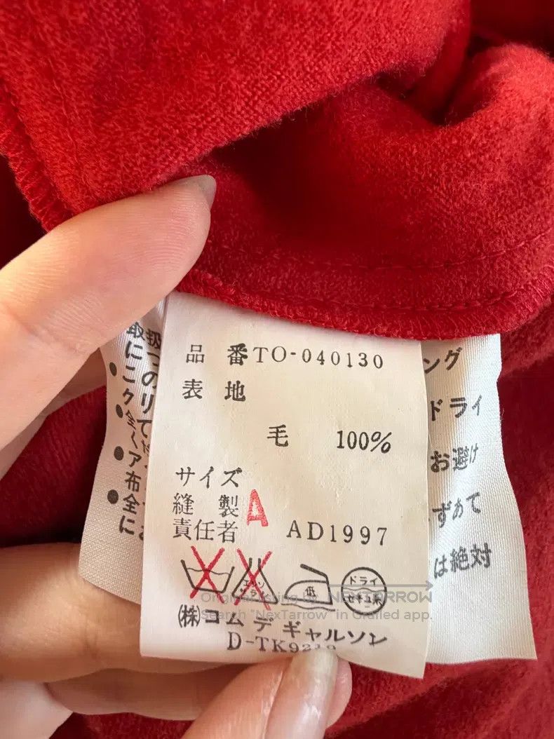 Comme des Garcons Comme Des Garcons Vintage Red Tonal Wrap Sleeveless Dress Size S / US 4 / IT 40 - 6 Thumbnail