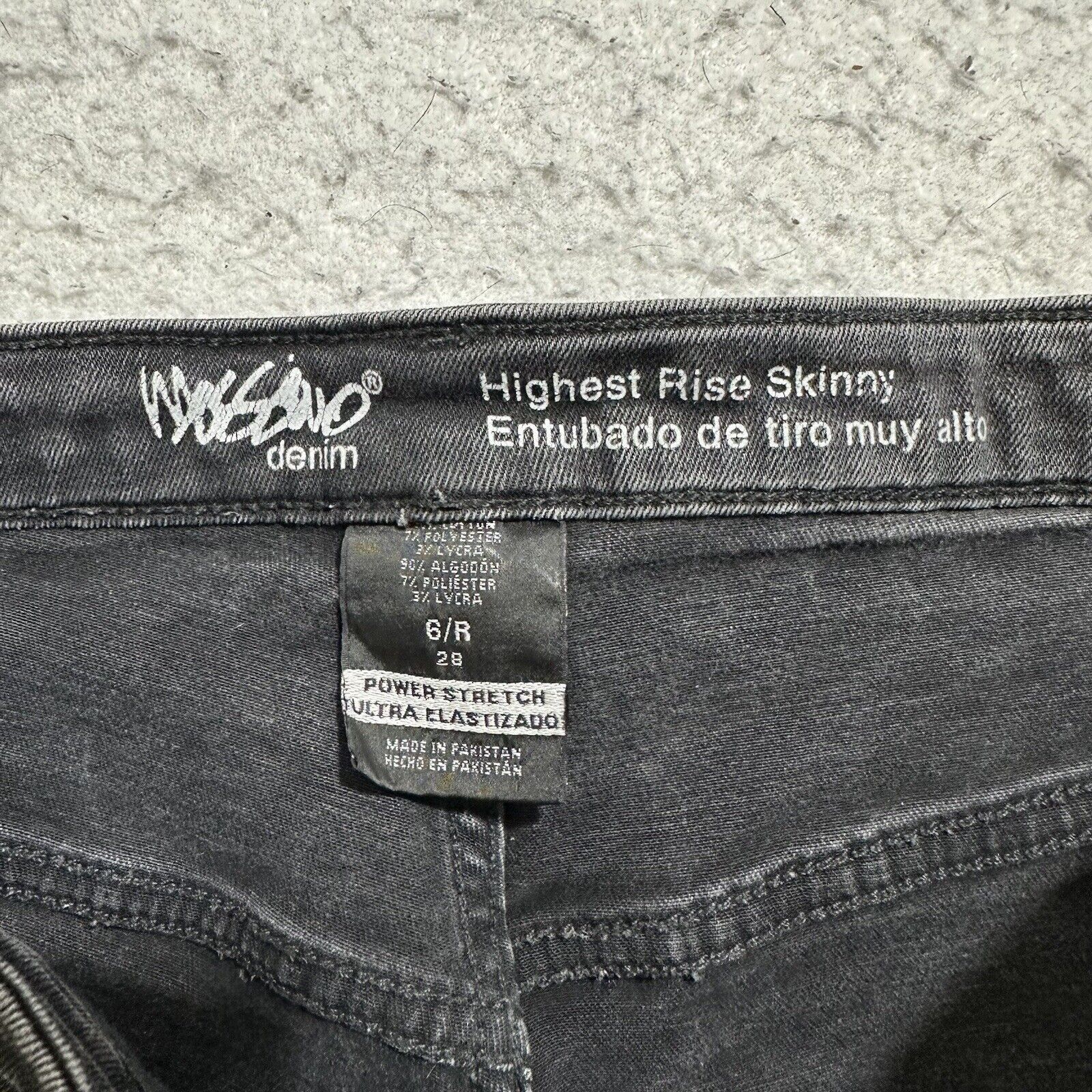 Mossimo Mossimo 6 (28x27) Regular Highest Rise Skinny Jeans Stretch Size 28" / US 6 / IT 42 - 3 Thumbnail
