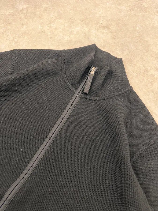 Prada AW2009 Prada Black Wool Linea Rossa Zip-up Sweater Size US M / EU 48-50 / 2 - 5 Thumbnail
