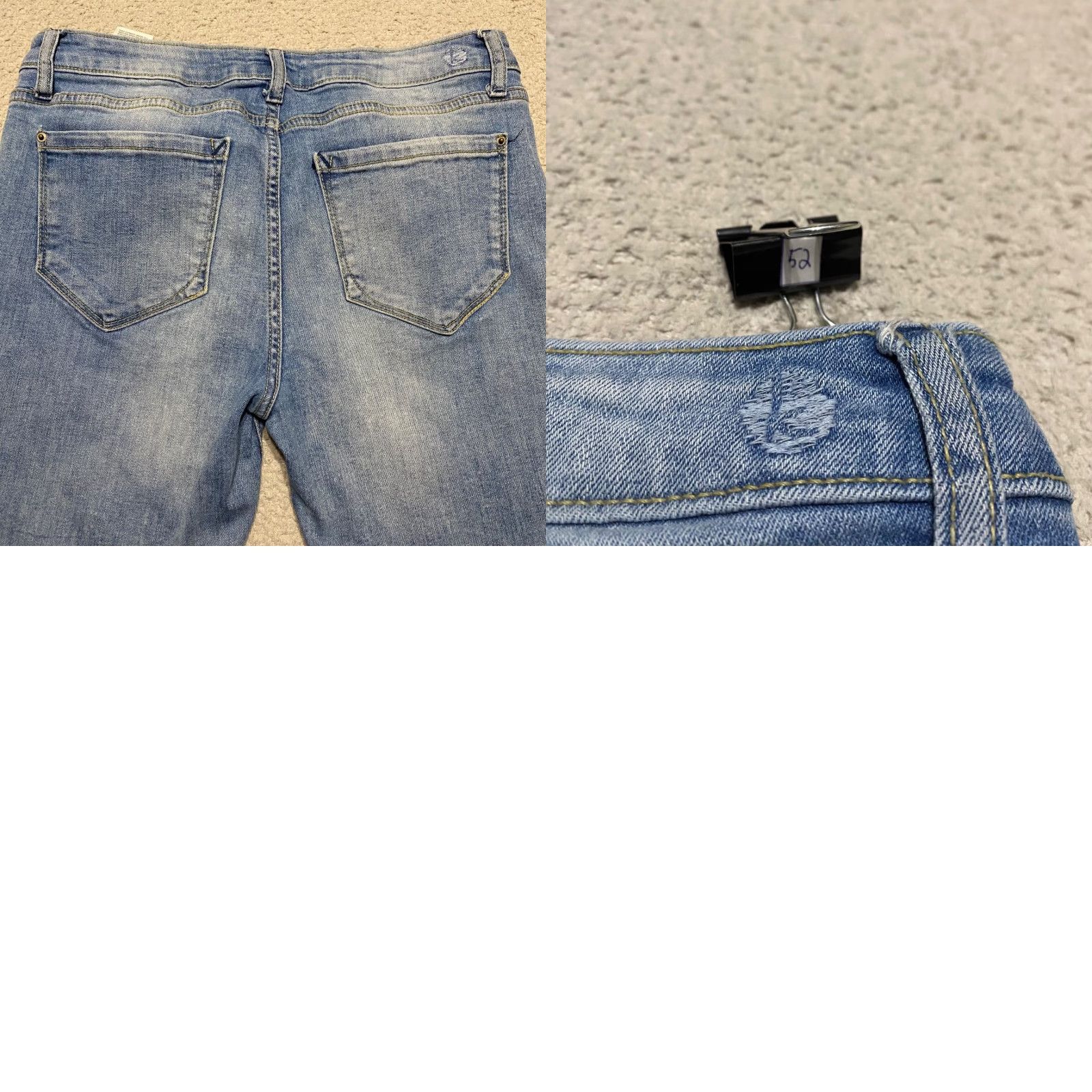 Vintage Kensie Jeans Jeans Blue Denim Medium Wash Mid Rise Skinny Cropped Womens 8 Size 30" / US 8 / IT 44 - 9 Thumbnail