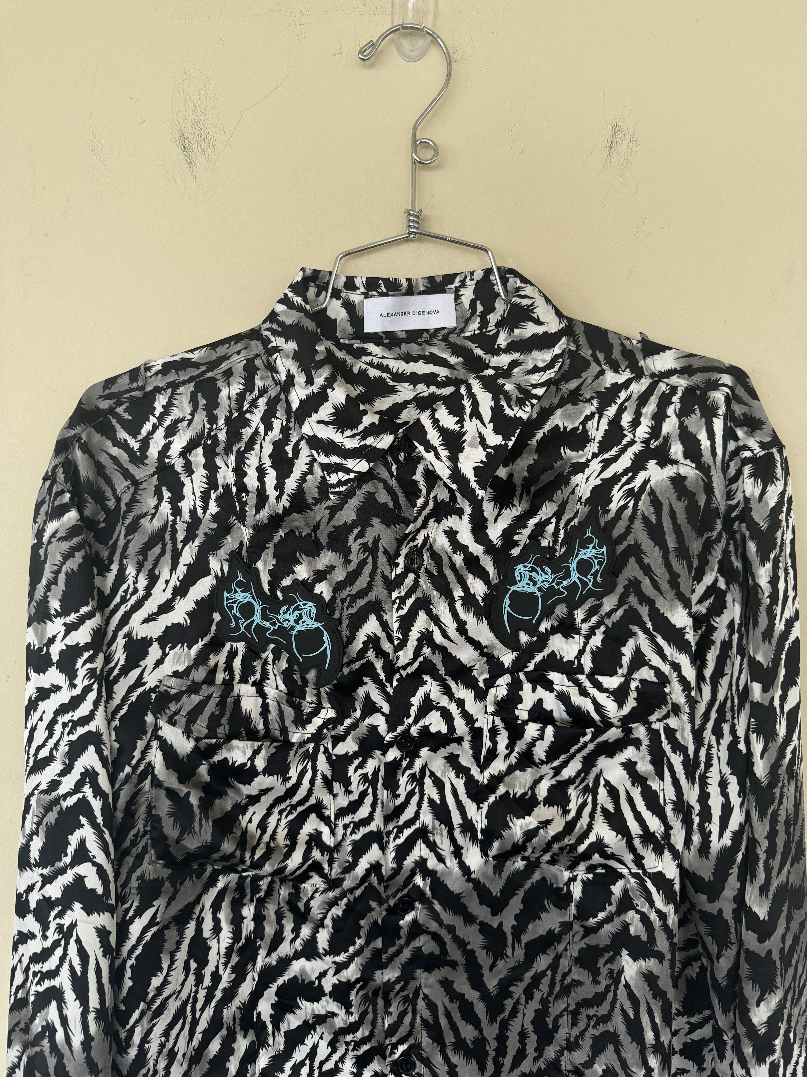 ALEXANDER DIGENOVA AD Tiger Button Up Size US M / EU 48-50 / 2 - 3 Thumbnail