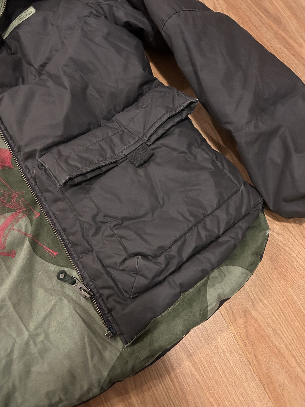 Diesel Y2K Diesel down jacket Size L / US 10 / IT 46 - 3 Thumbnail
