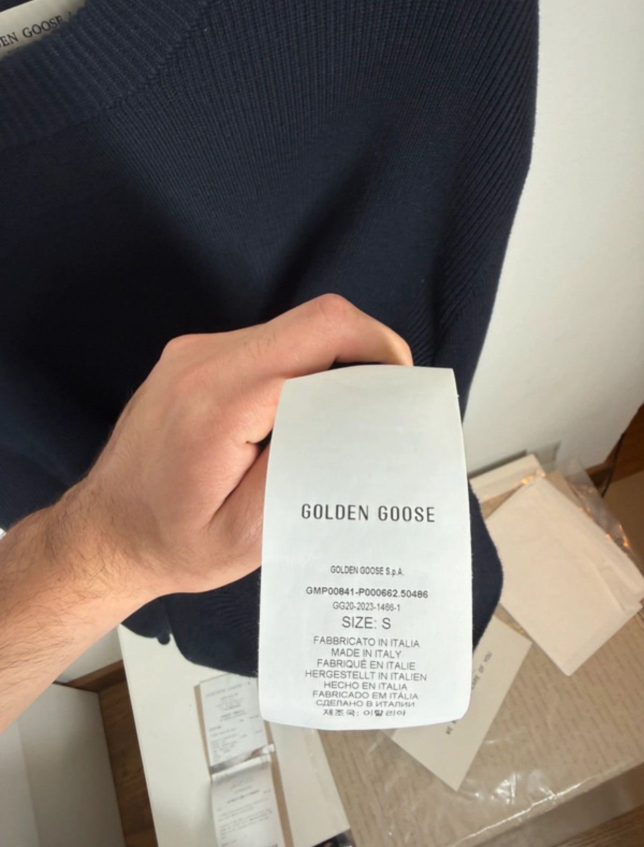 Golden Goose Sweater golden goose dark Blue Size US S / EU 44-46 / 1 - 5 Thumbnail